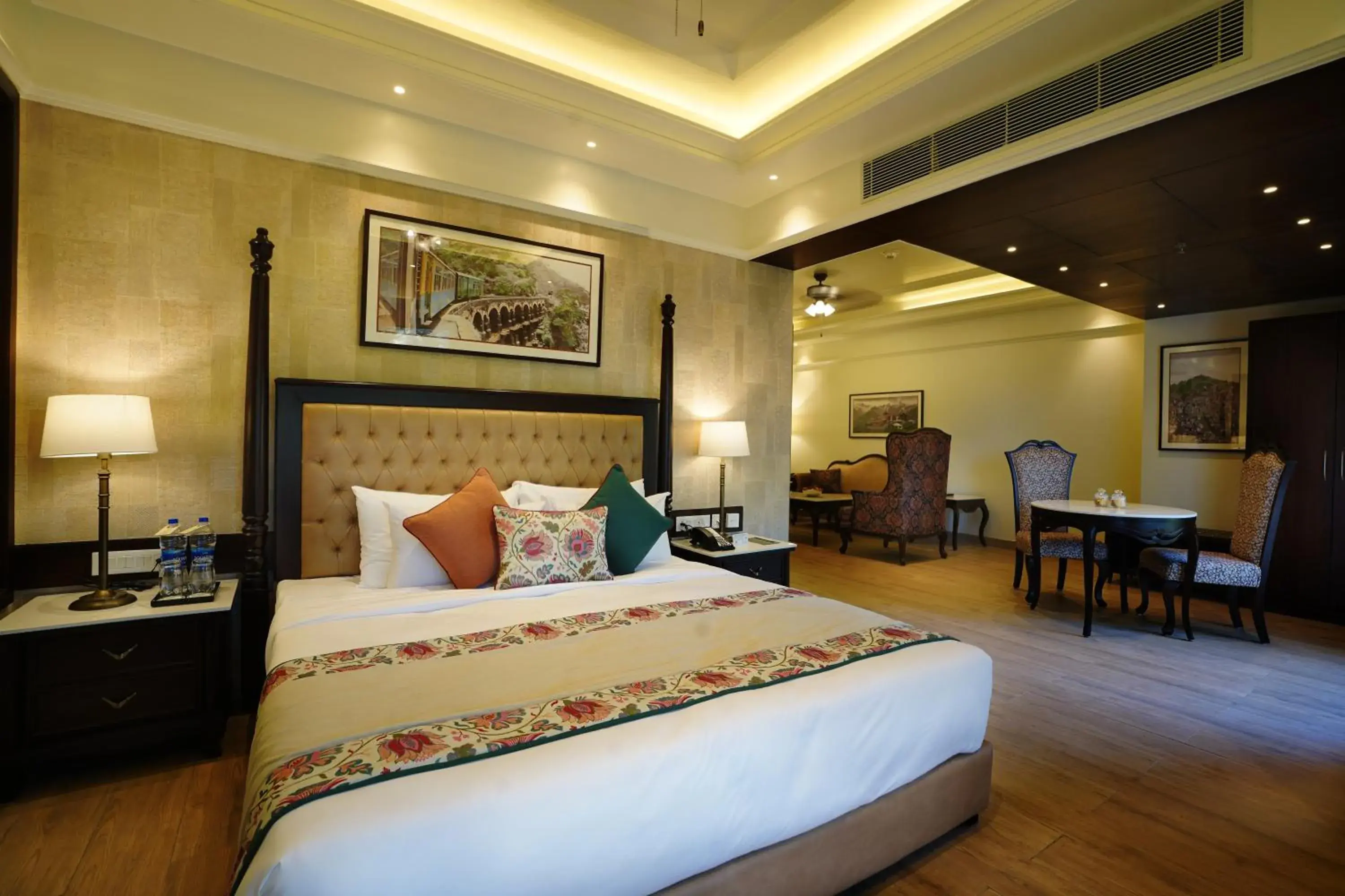 Bed in WelcomHeritage Parv Vilas Resort & Spa Bed in WelcomHeritage Parv Vilas Resort & Spa