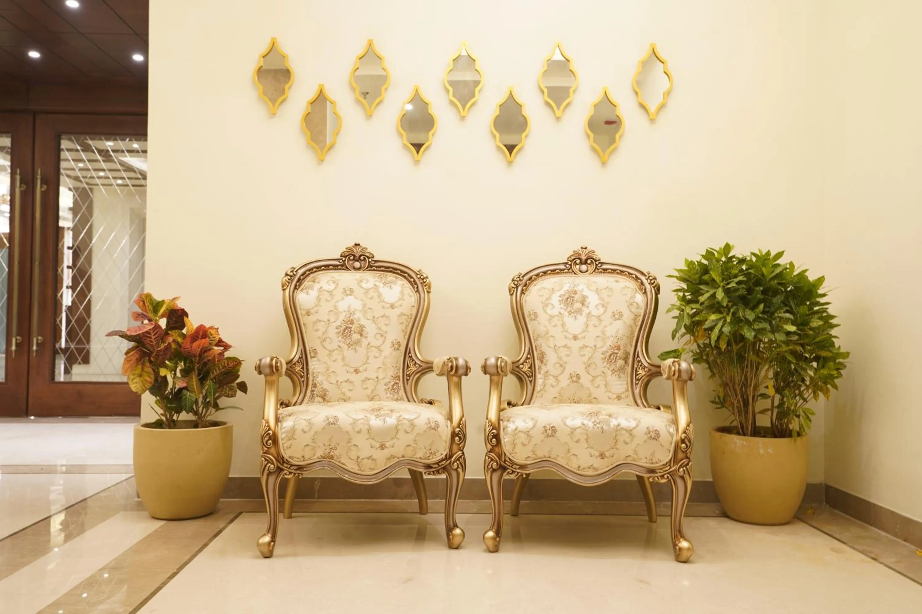 Seating area in WelcomHeritage Parv Vilas Resort & Spa