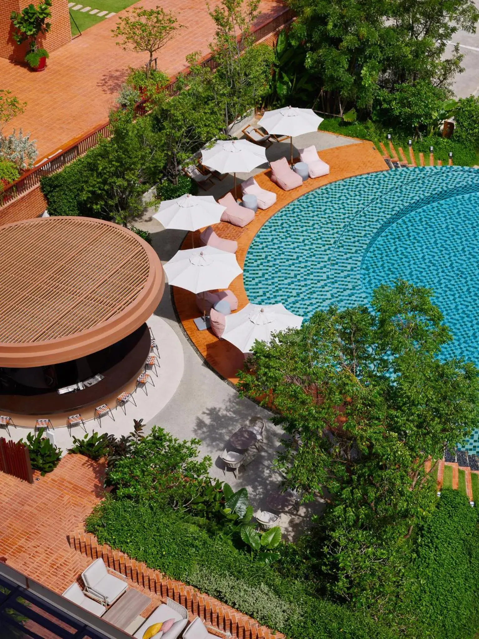 Swimming pool in Centara Ubon Swimming pool in Centara Ubon