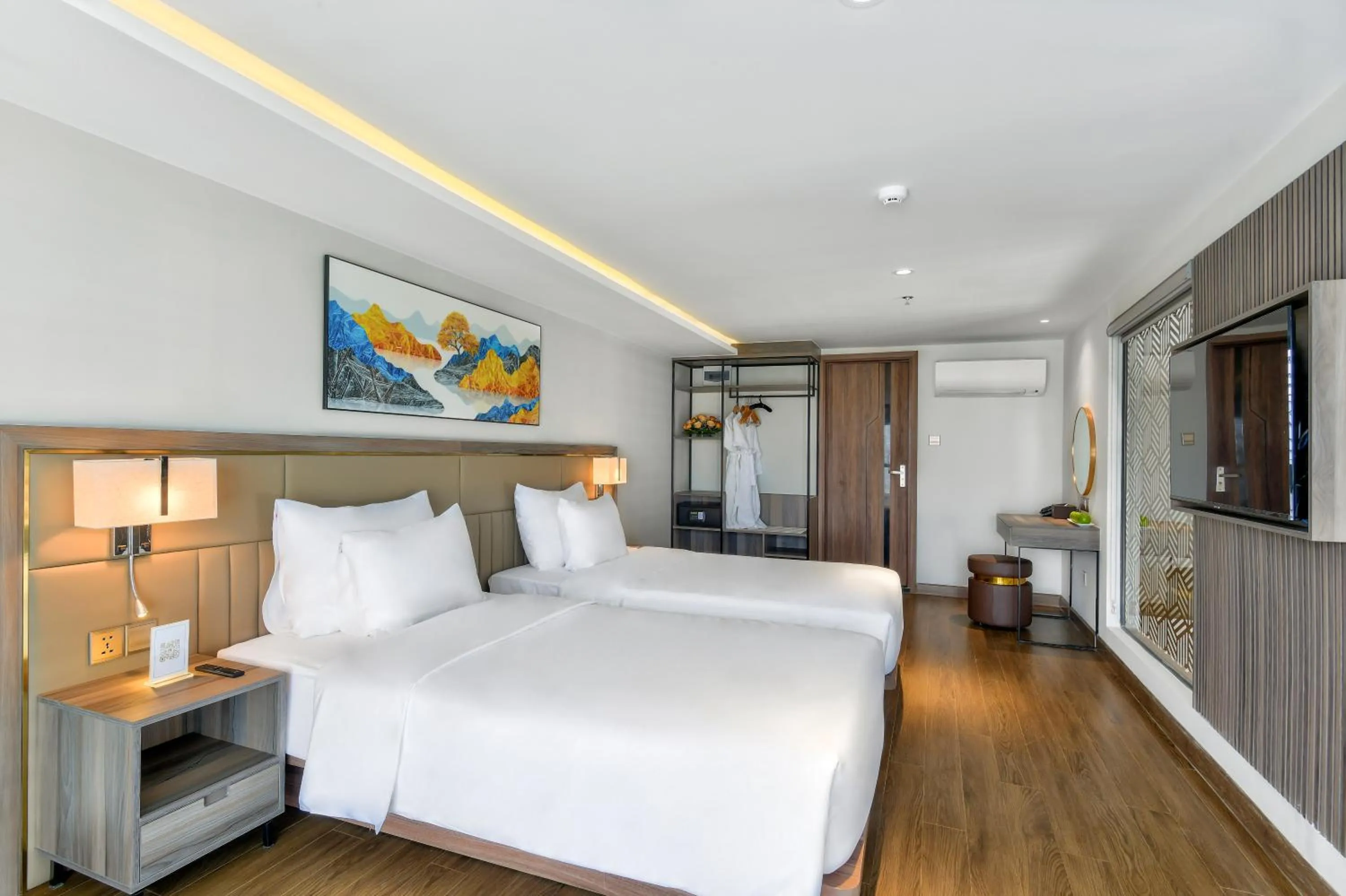 Bed in Maris Hotel Nha Trang