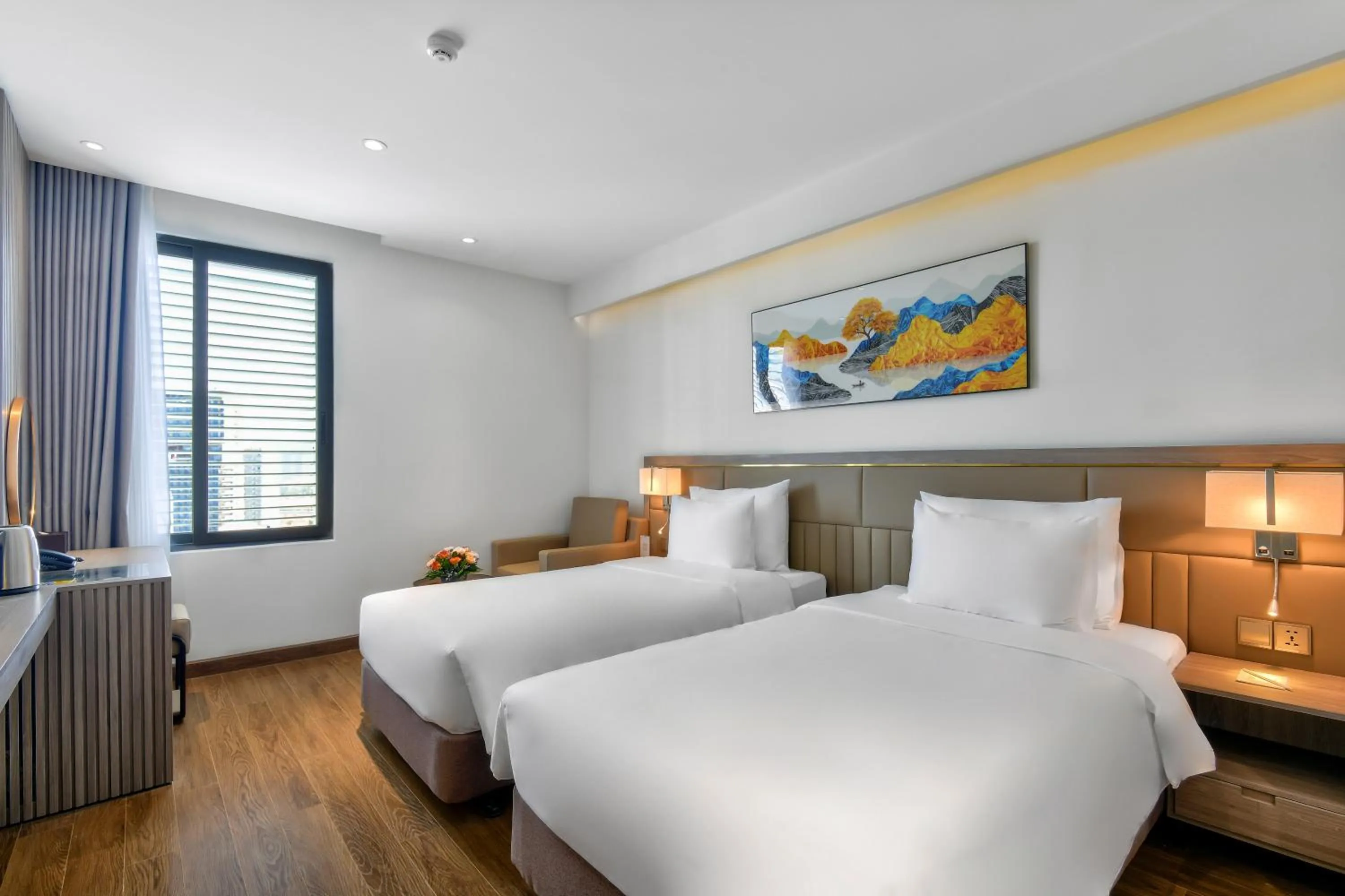 Bed in Maris Hotel Nha Trang
