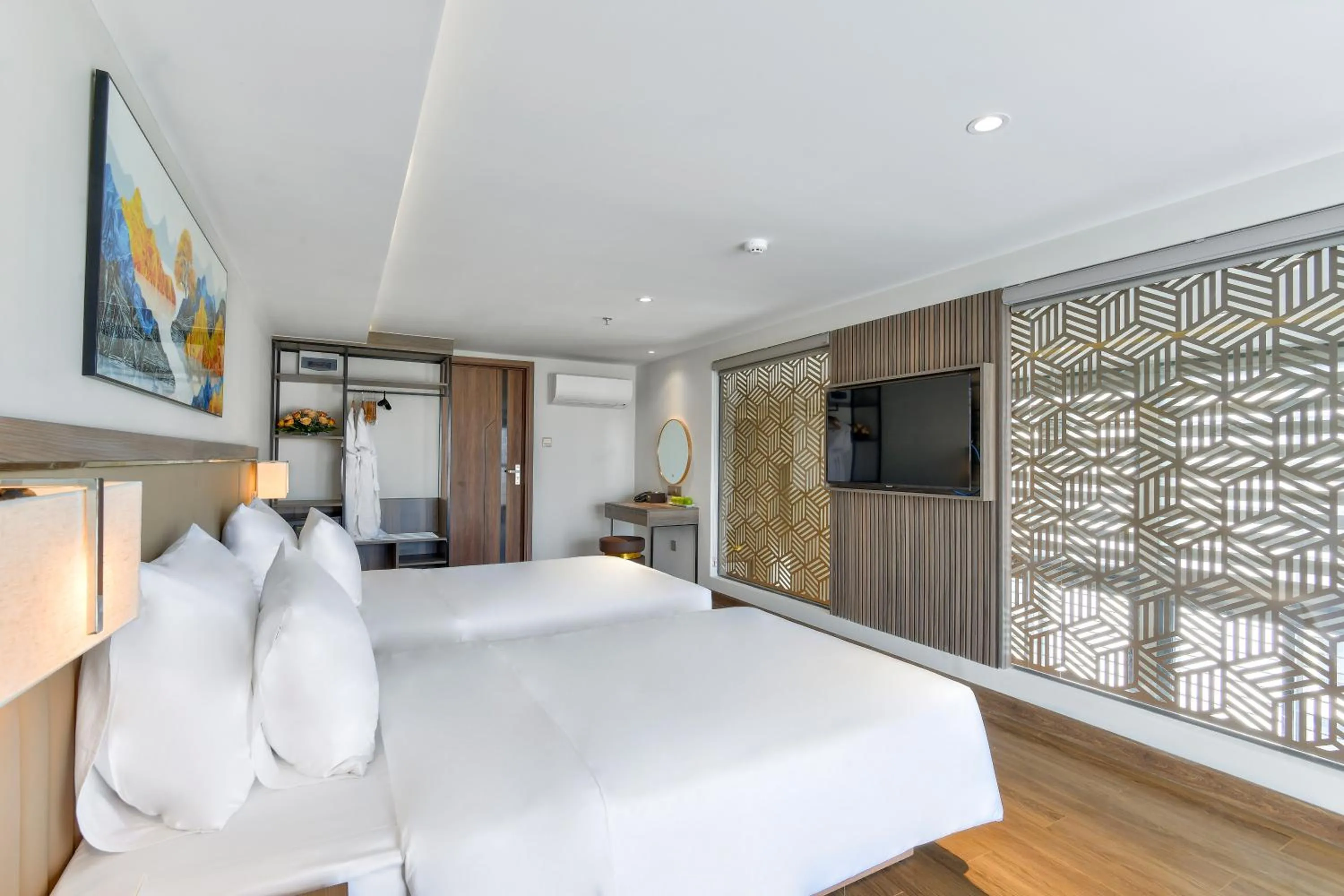 Bed in Maris Hotel Nha Trang