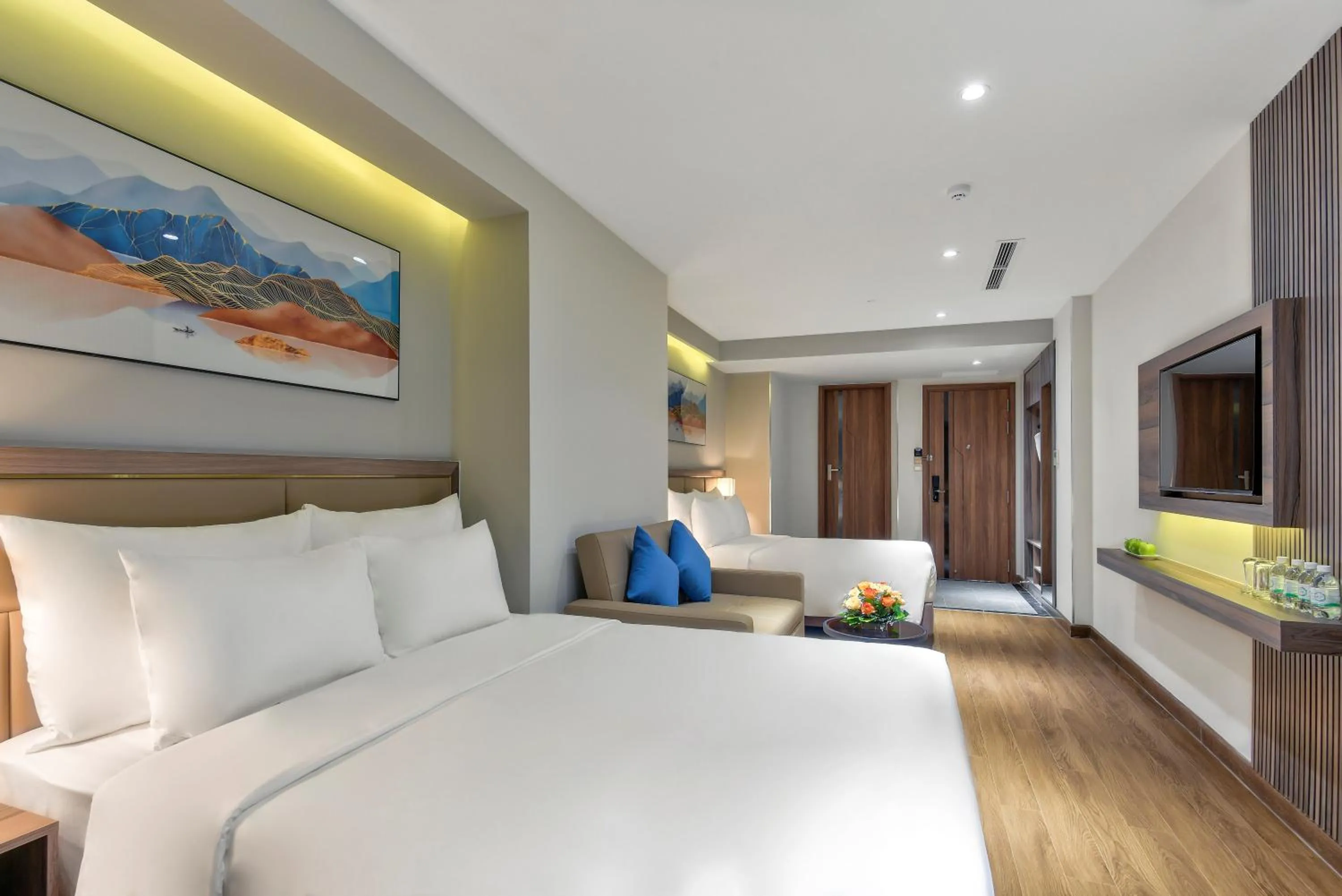 Bed in Maris Hotel Nha Trang