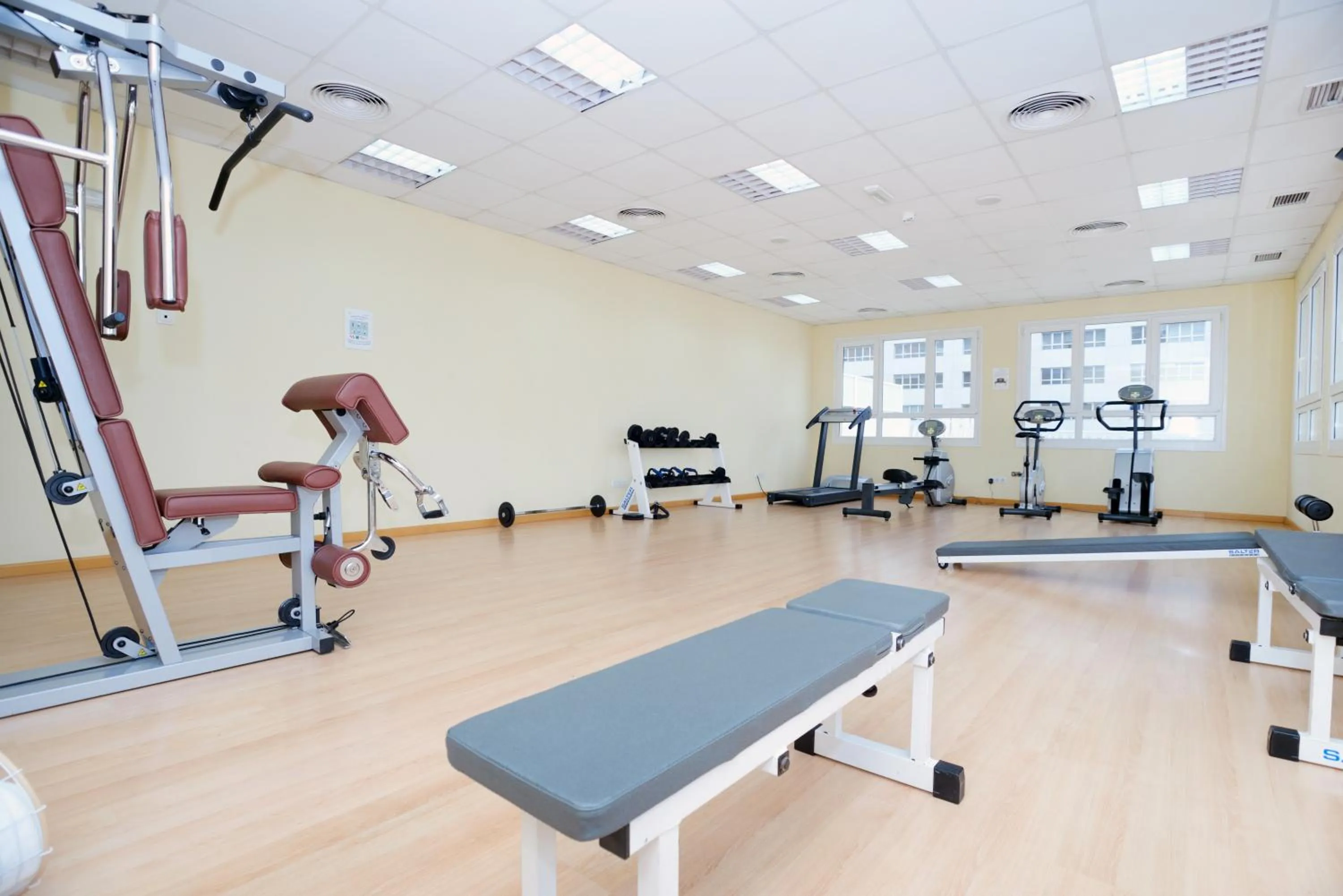 Fitness centre/facilities in Aparthotel Albufera
