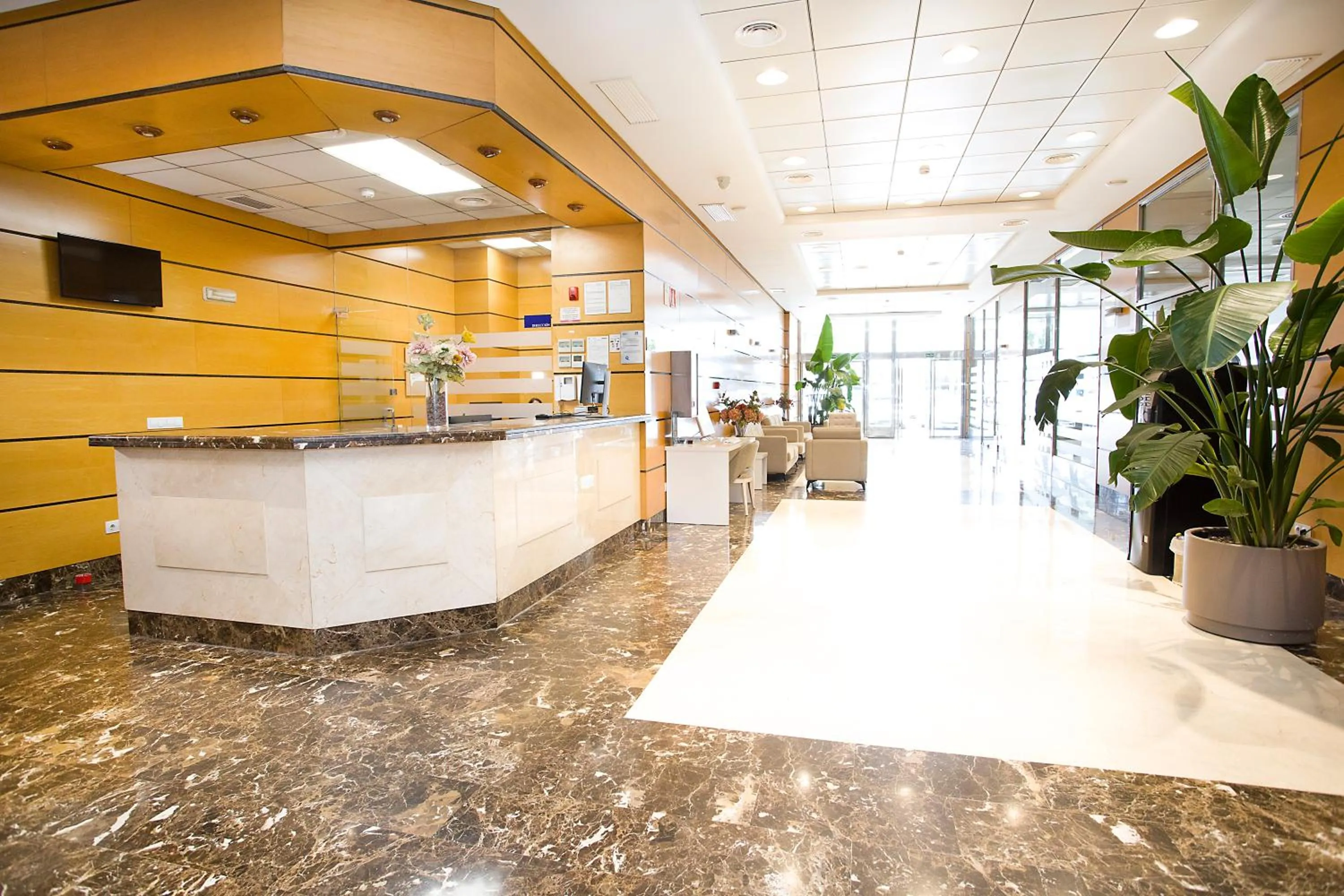 Lobby or reception in Aparthotel Albufera