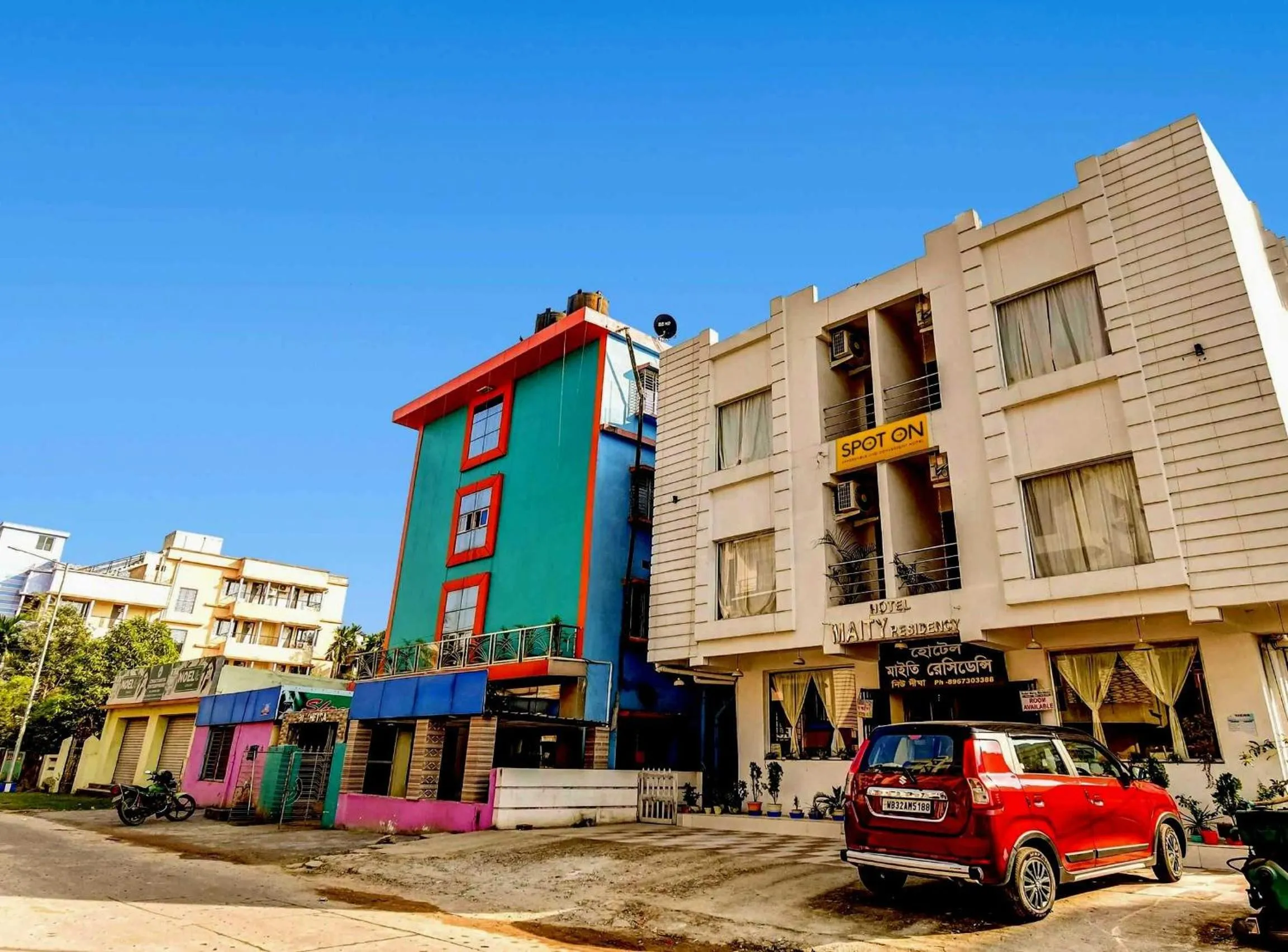 Facade/entrance in Hotel O MAITY RESIDENCY