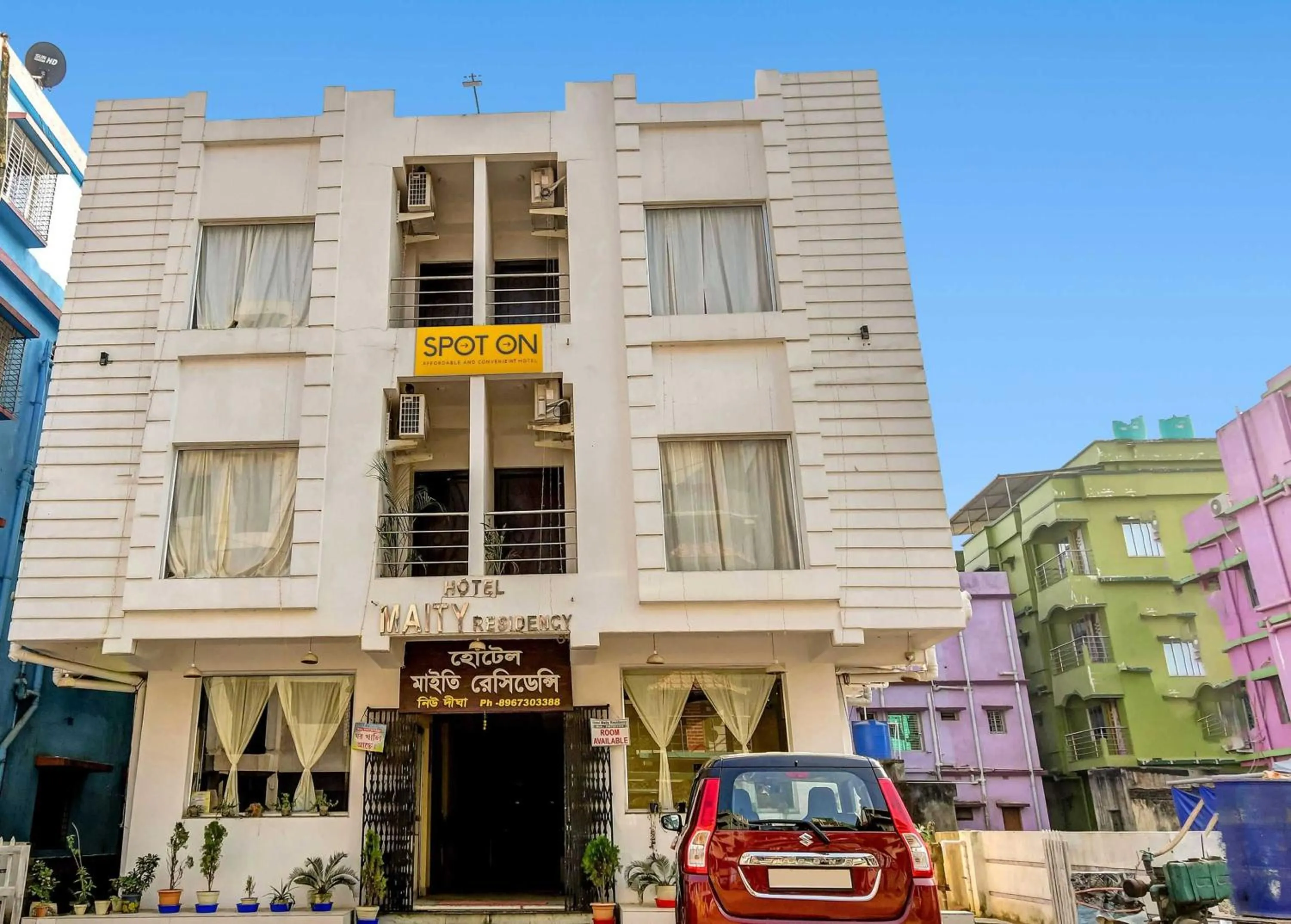 Facade/entrance in Hotel O MAITY RESIDENCY