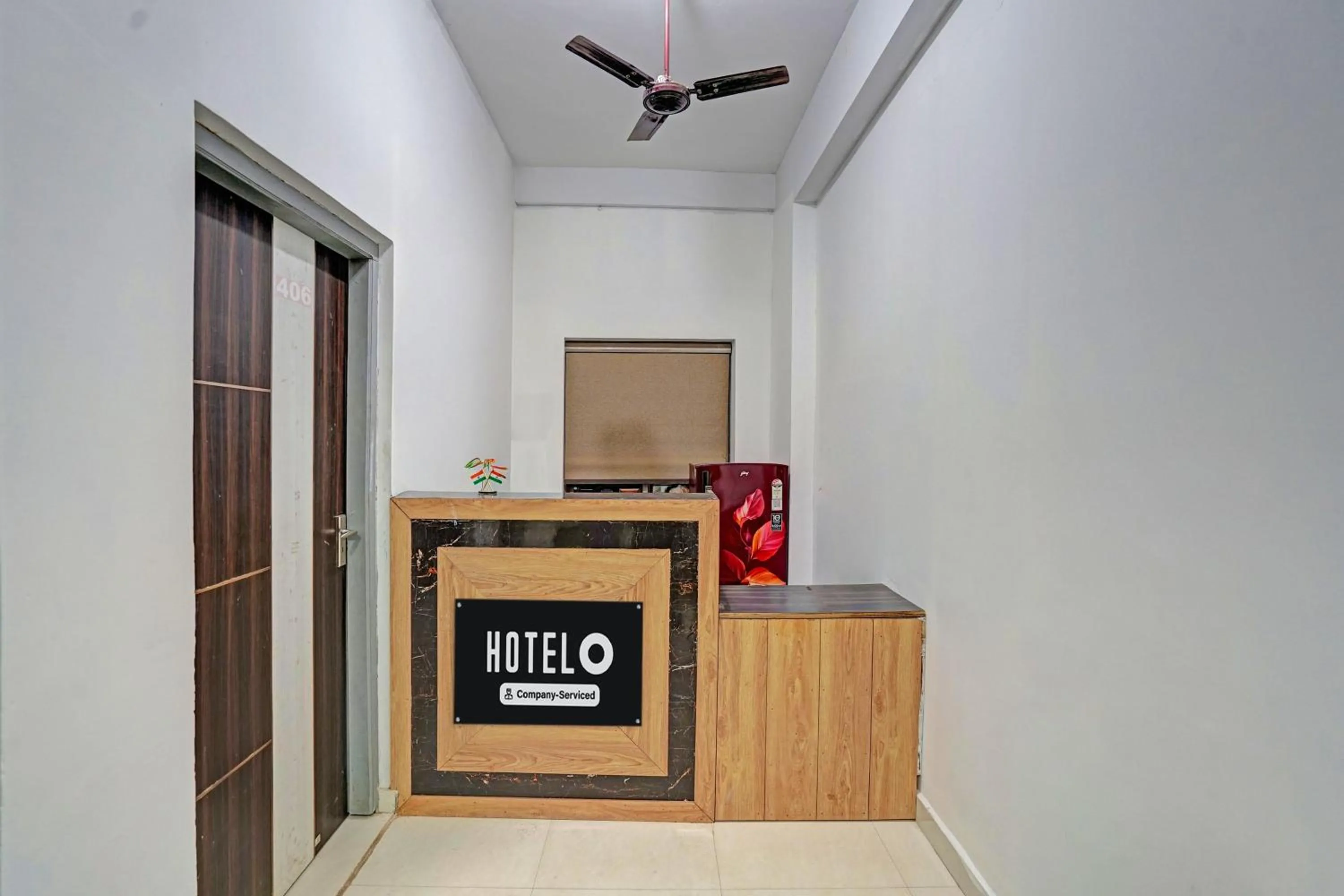 Lobby or reception in Hote O IIIT Square Bhubaneswar Formerly Sri Krishna Palace