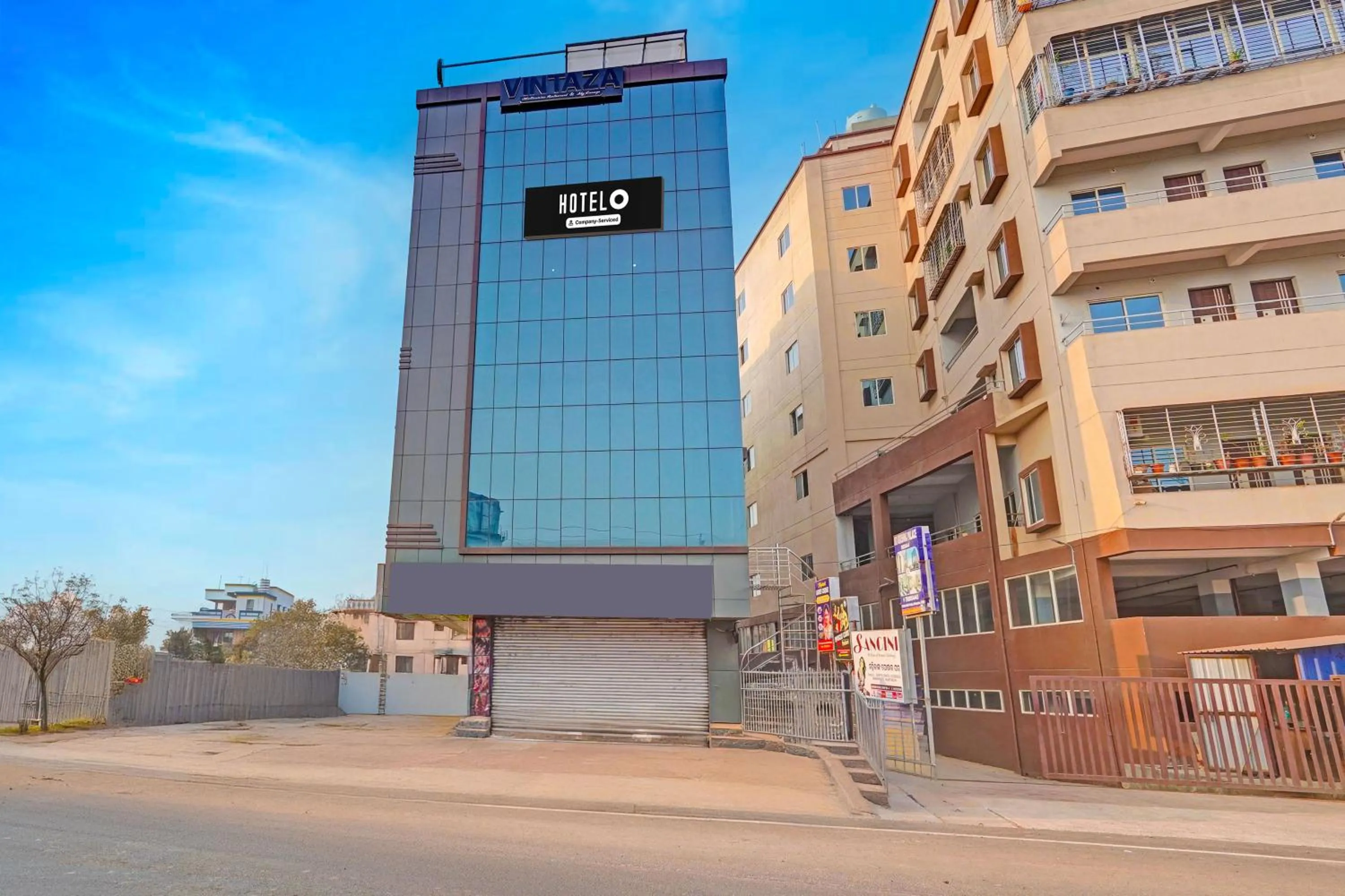 Facade/entrance in Hote O IIIT Square Bhubaneswar Formerly Sri Krishna Palace