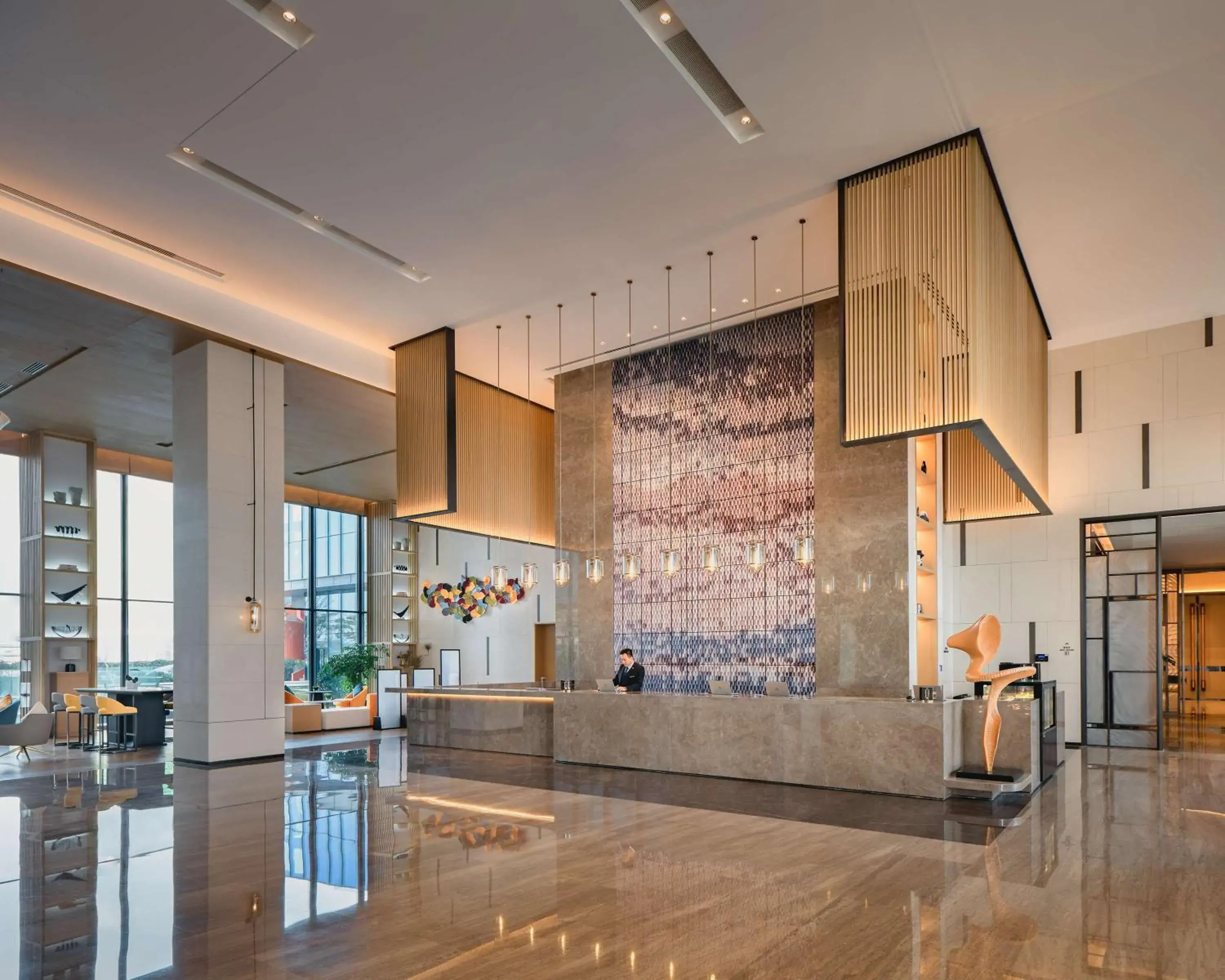 Lobby or reception in Hyatt Place Chengdu Bio-Town Lobby or reception in Hyatt Place Chengdu Bio-Town