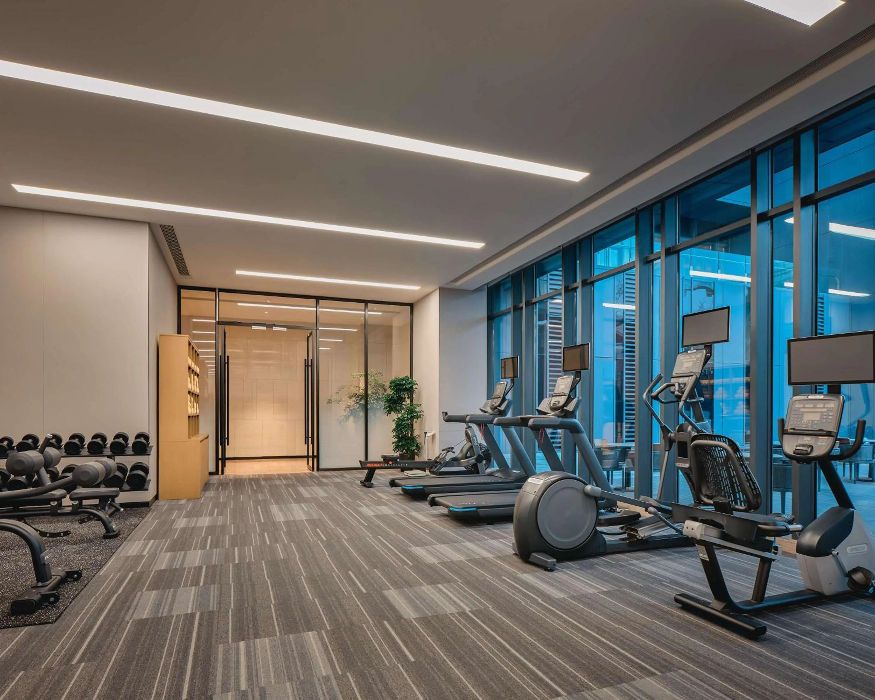 Fitness centre/facilities in Hyatt Place Chengdu Bio-Town