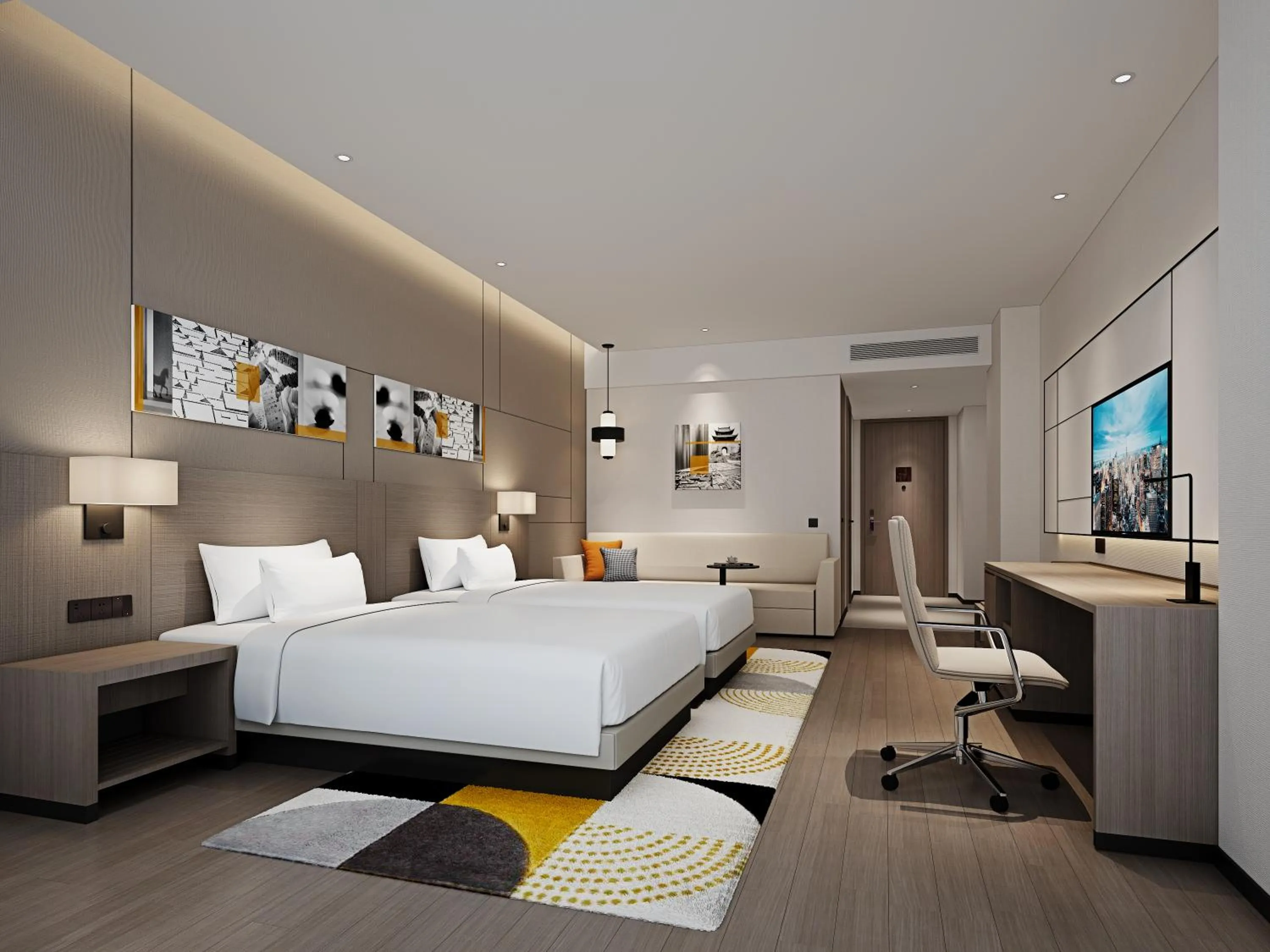 Bedroom, Bed in Hyatt Place Chengdu Bio-Town