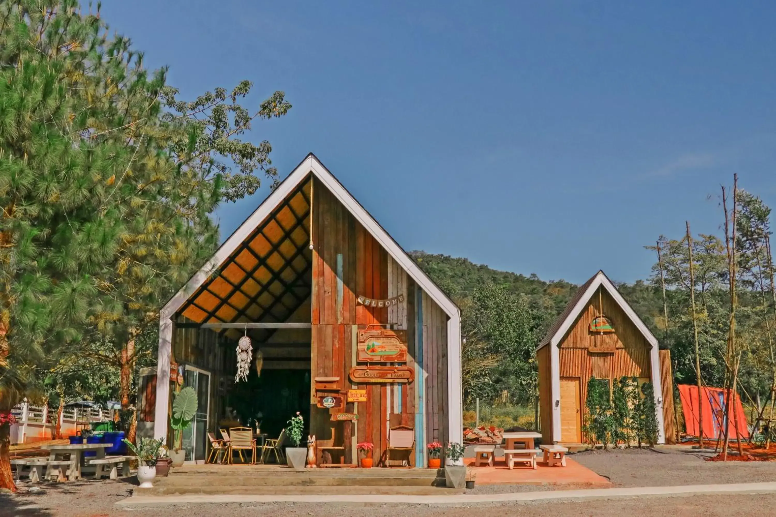 Lobby or reception in Yellowstone Camps Resort Khao Yai Lobby or reception in Yellowstone Camps Resort Khao Yai