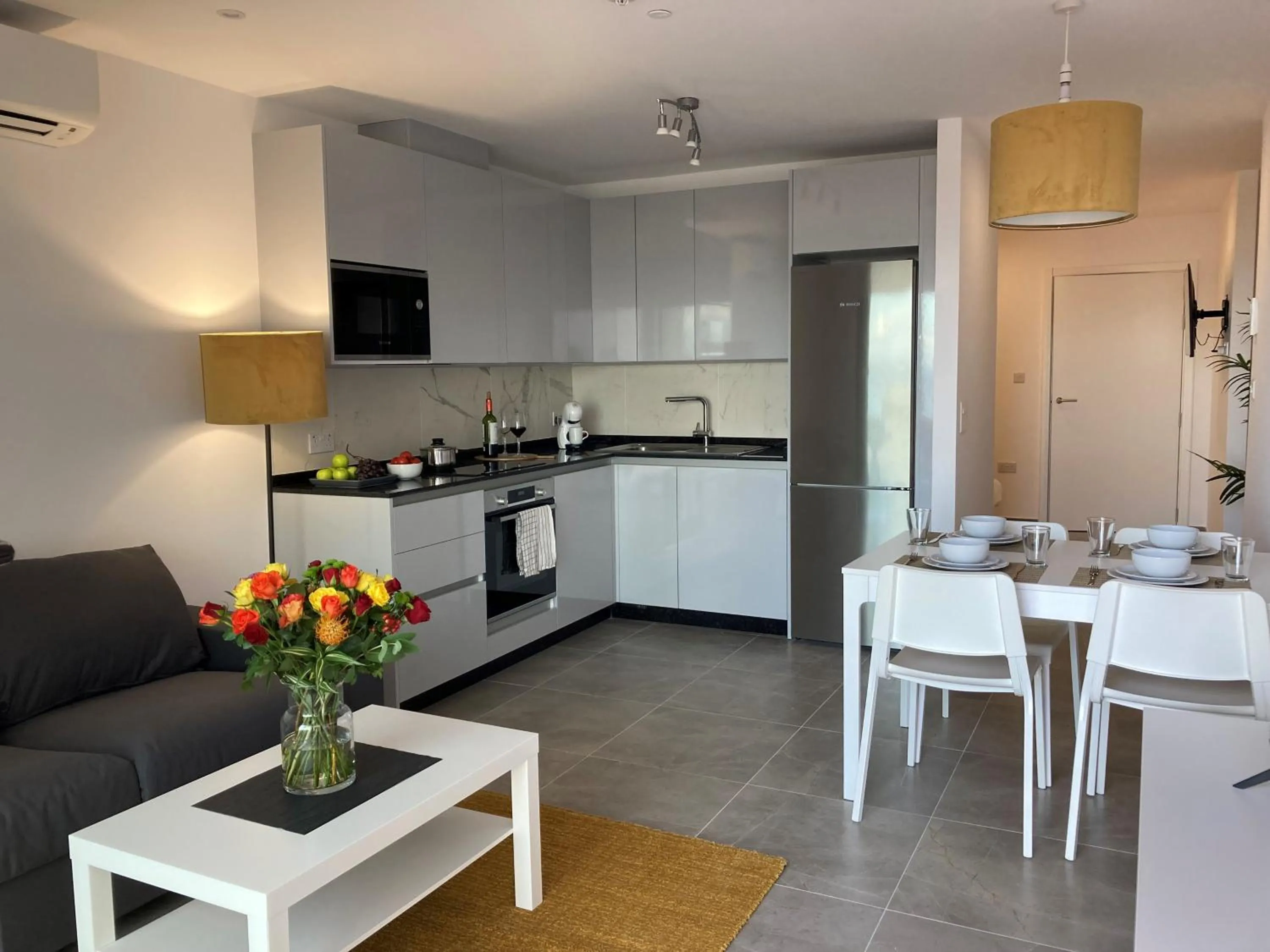 kitchen in E1 Suites & Spa aparthotel style - Gym & Spa