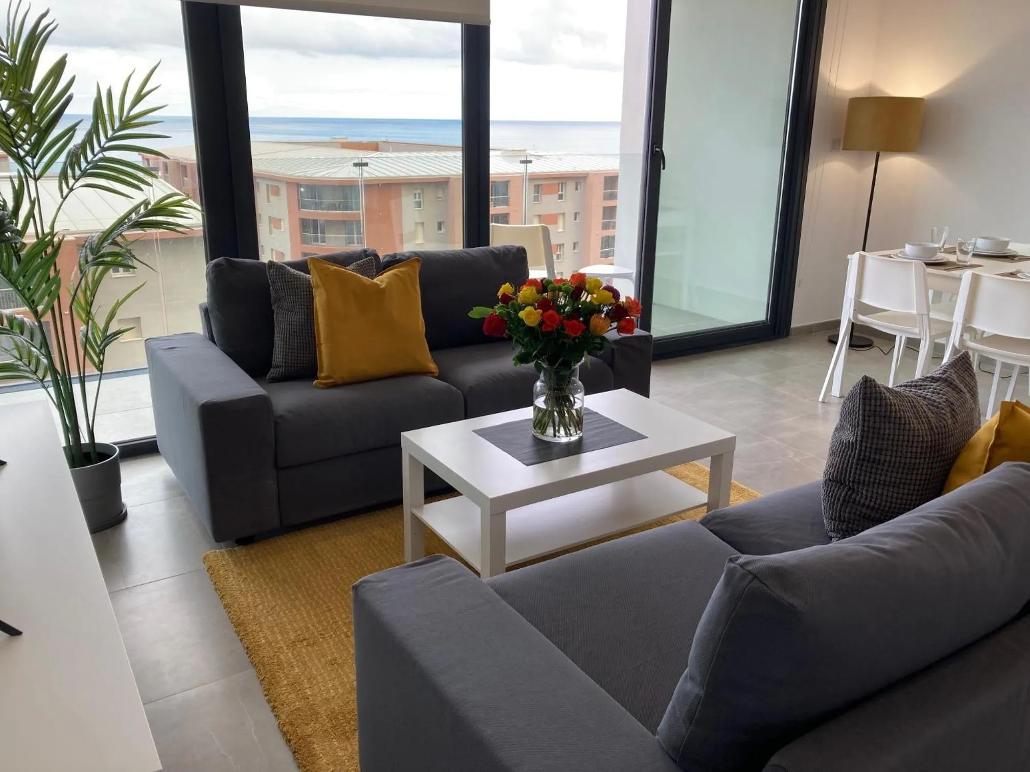 Living room in E1 Suites & Spa aparthotel style - Gym & Spa