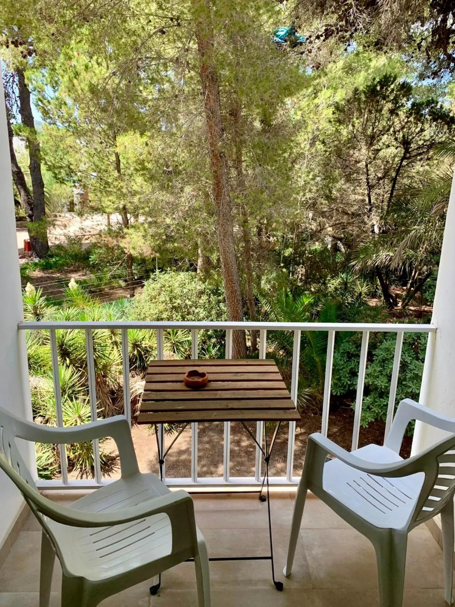 Patio in Hotel Tagomago