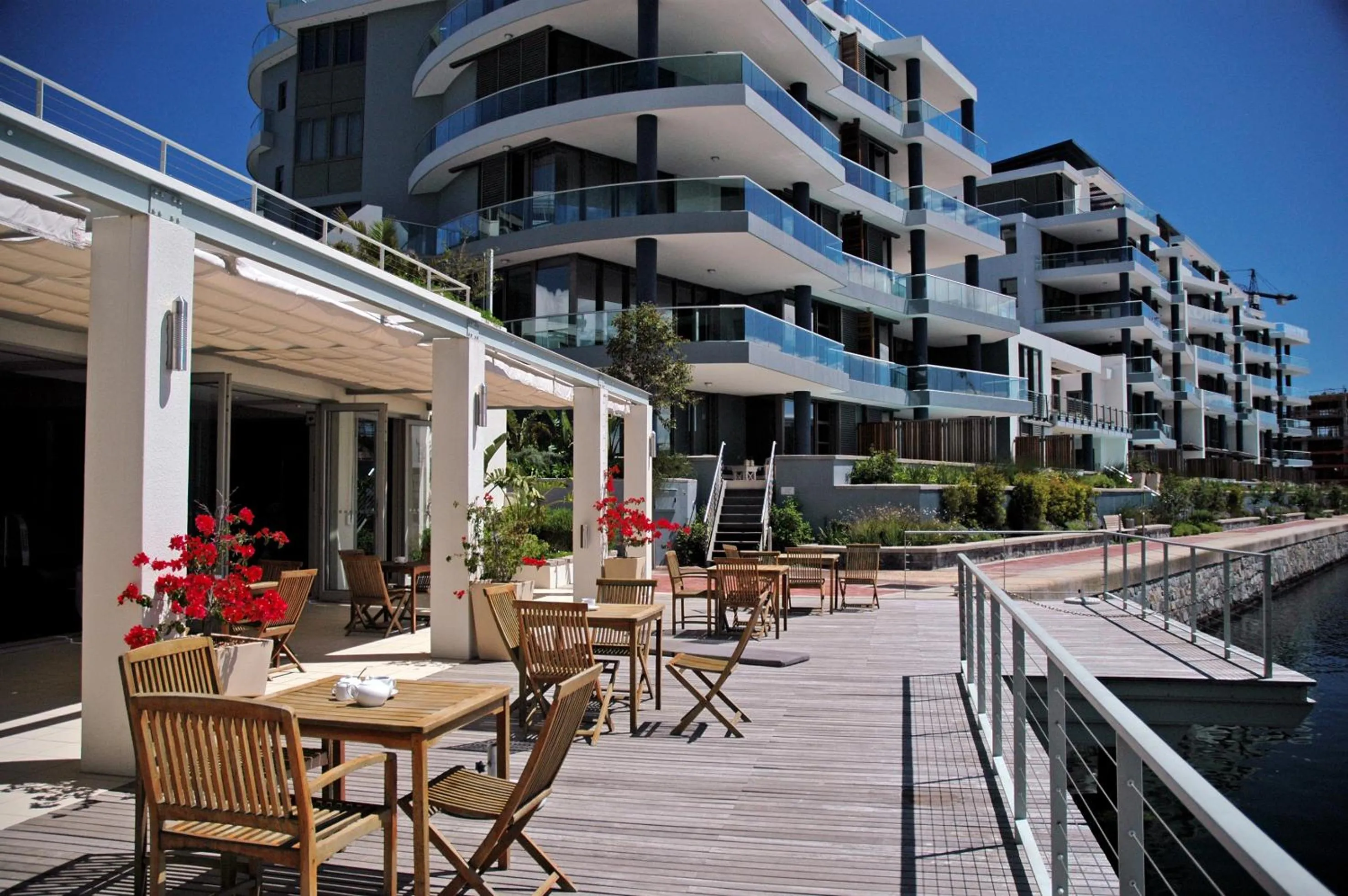 Balcony/Terrace in One Bedroom Apartment - fully equipped Waterfront based, Va Marina Residential
