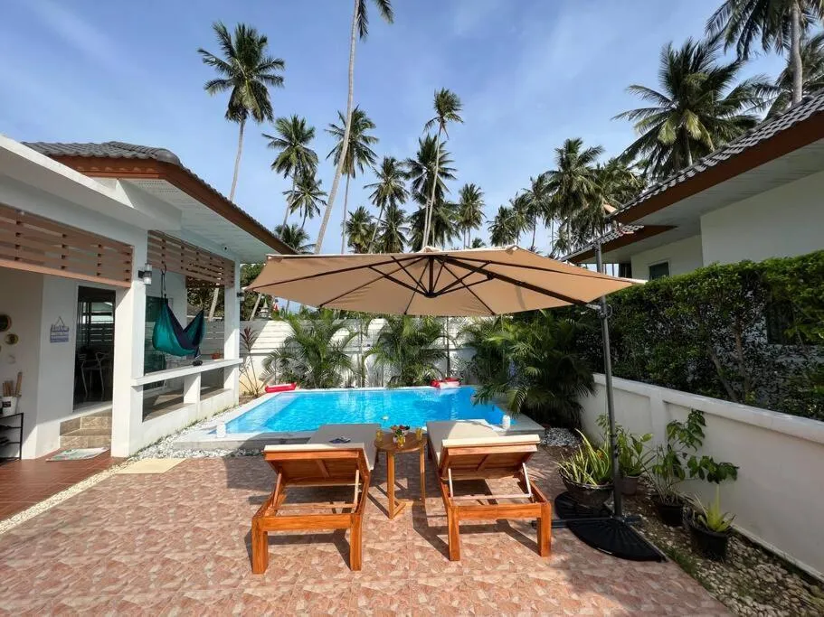Holiday house near Lamai with swimming pool. 2 bedrooms