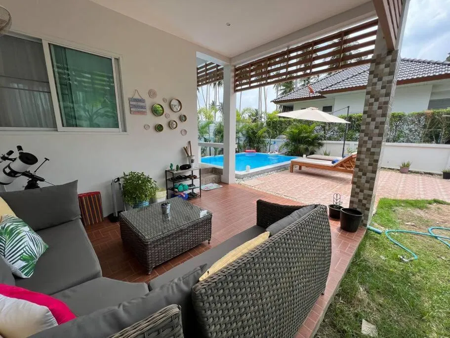 Holiday house near Lamai with swimming pool. 2 bedrooms