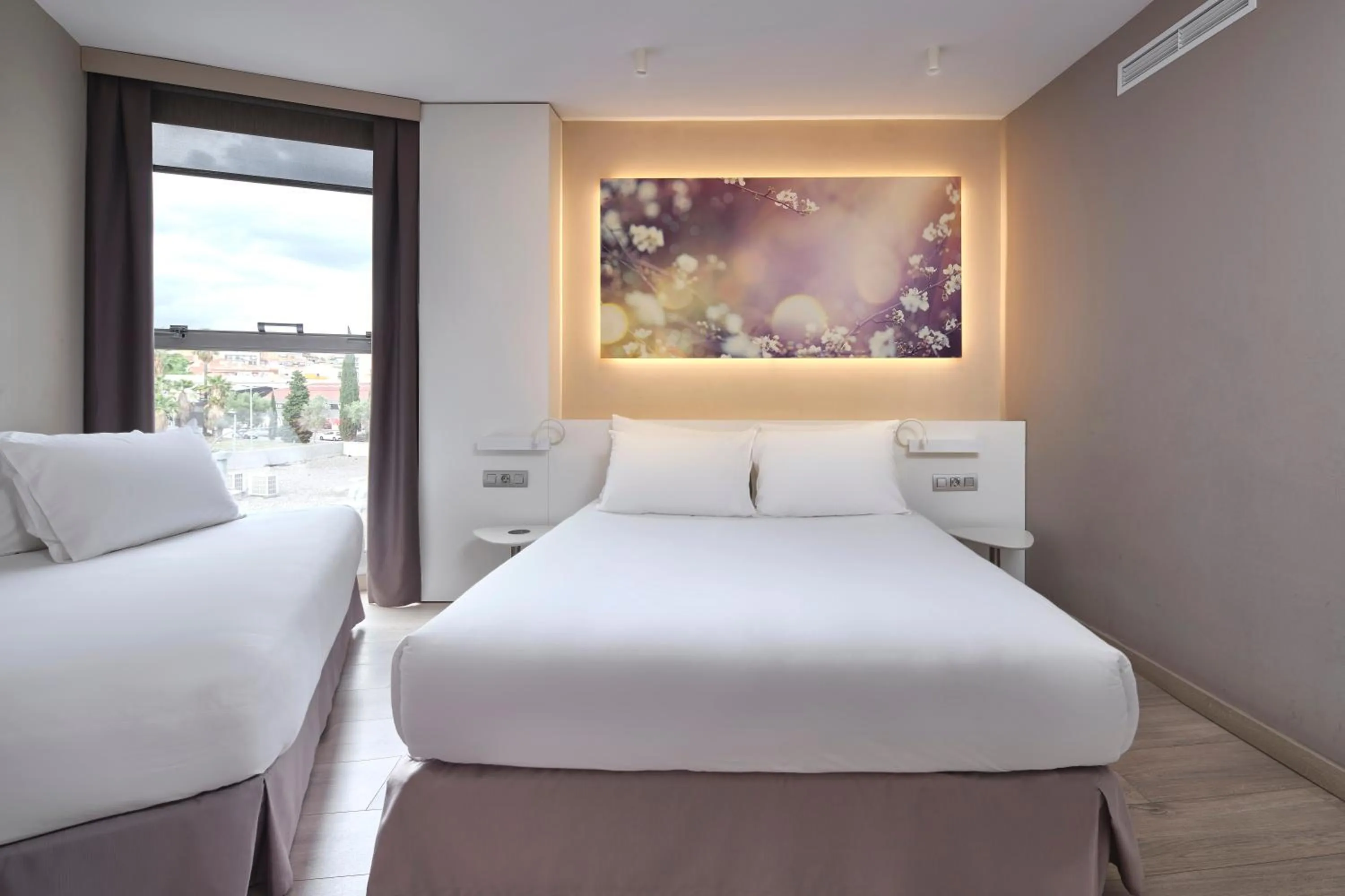 Bed in Eurostars Don Cándido