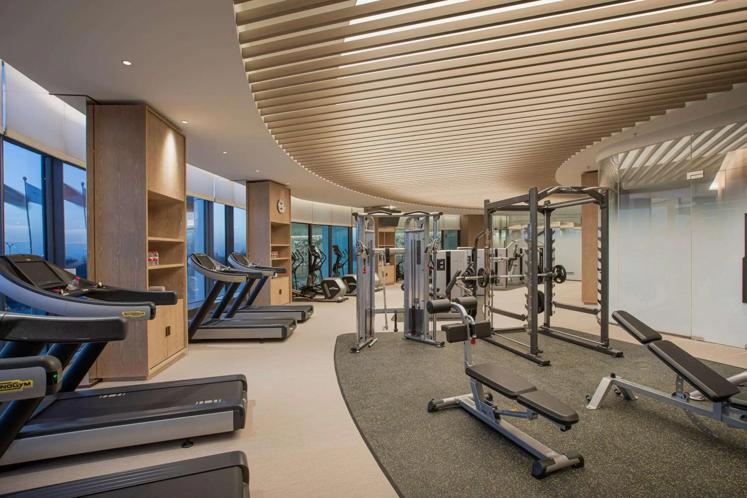 Fitness centre/facilities in Wyndham Grand Shanxi Xiaohe Xincheng Fitness centre/facilities in Wyndham Grand Shanxi Xiaohe Xincheng