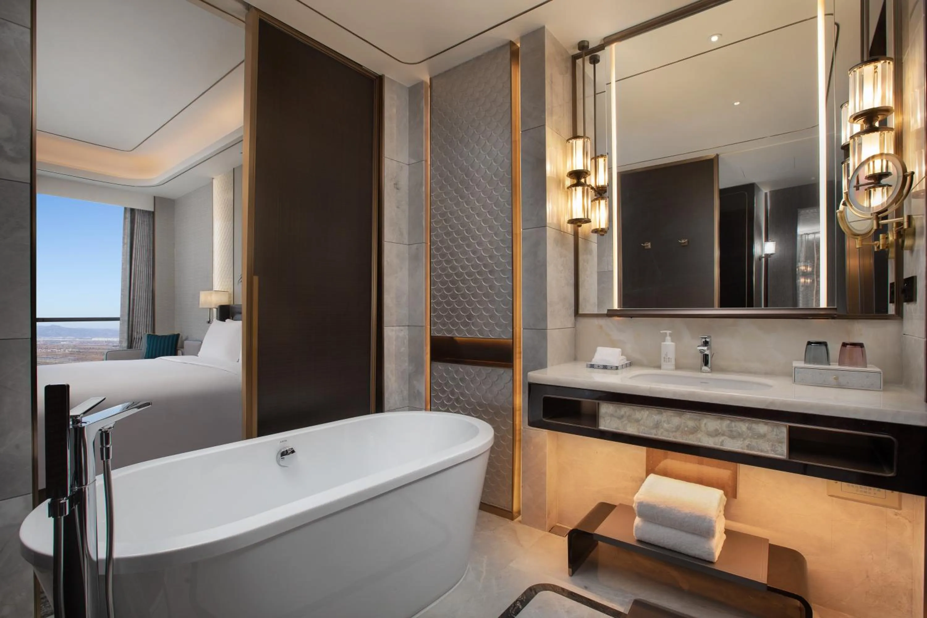 Bathroom in Wyndham Grand Shanxi Xiaohe Xincheng