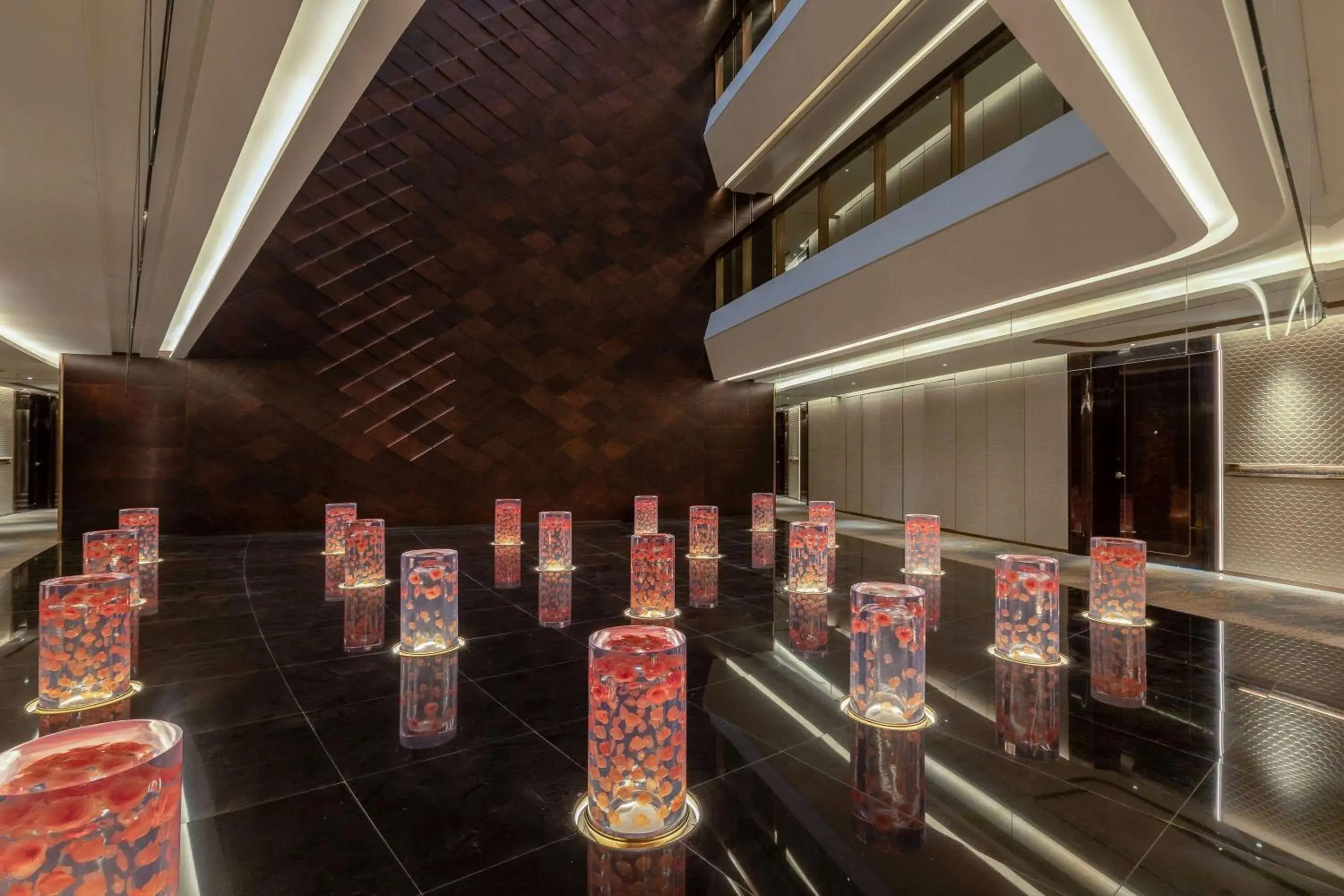 Lobby or reception in Wyndham Grand Shanxi Xiaohe Xincheng Lobby or reception in Wyndham Grand Shanxi Xiaohe Xincheng