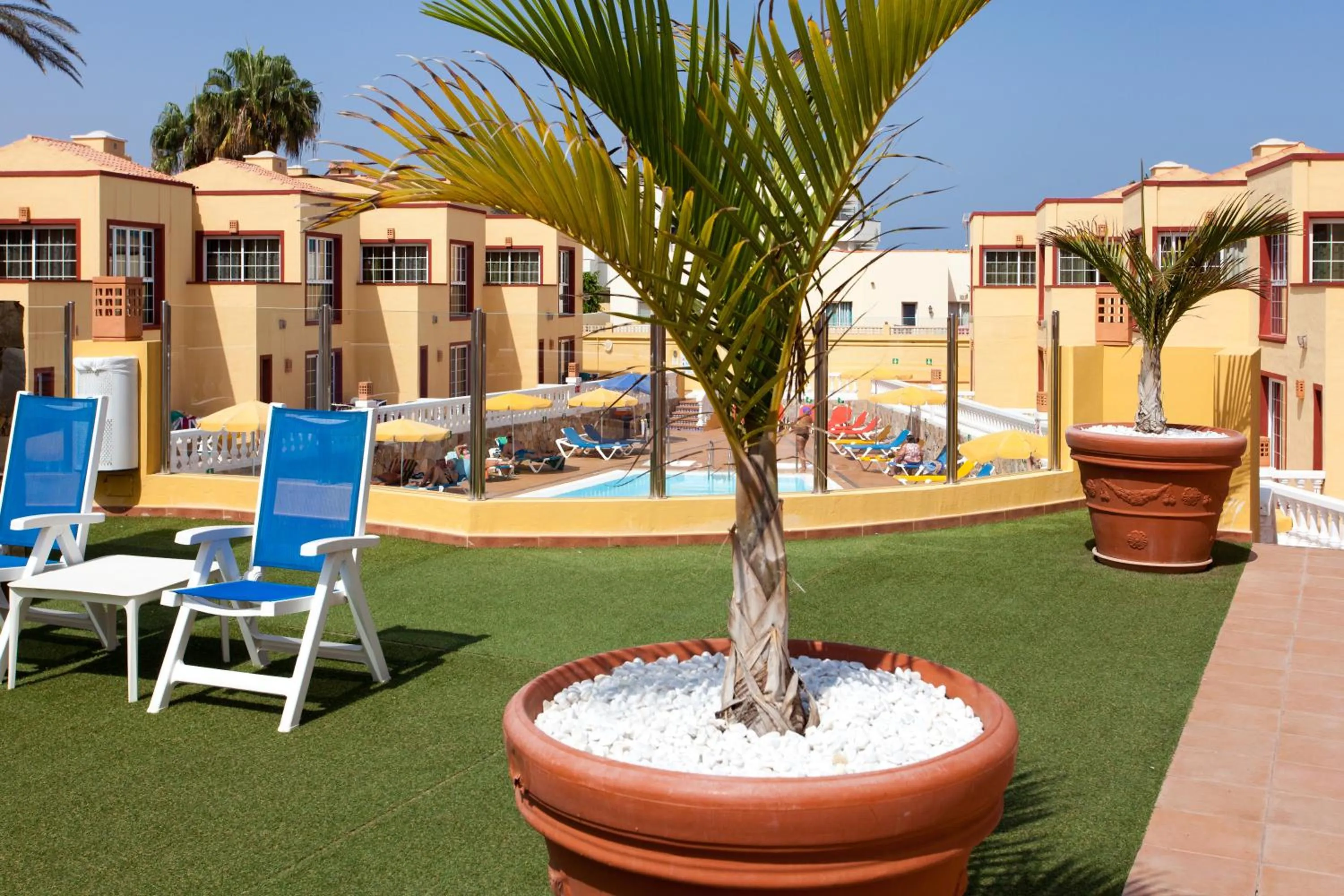 Swimming pool in Apartamentos Maxorata Beach