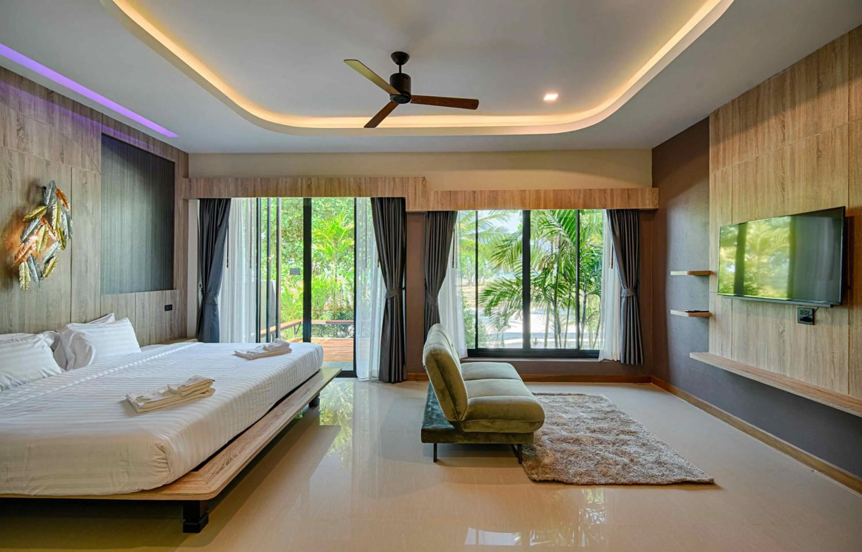 Bed in Mangrovebay Krabi Beachfront Pool Villa