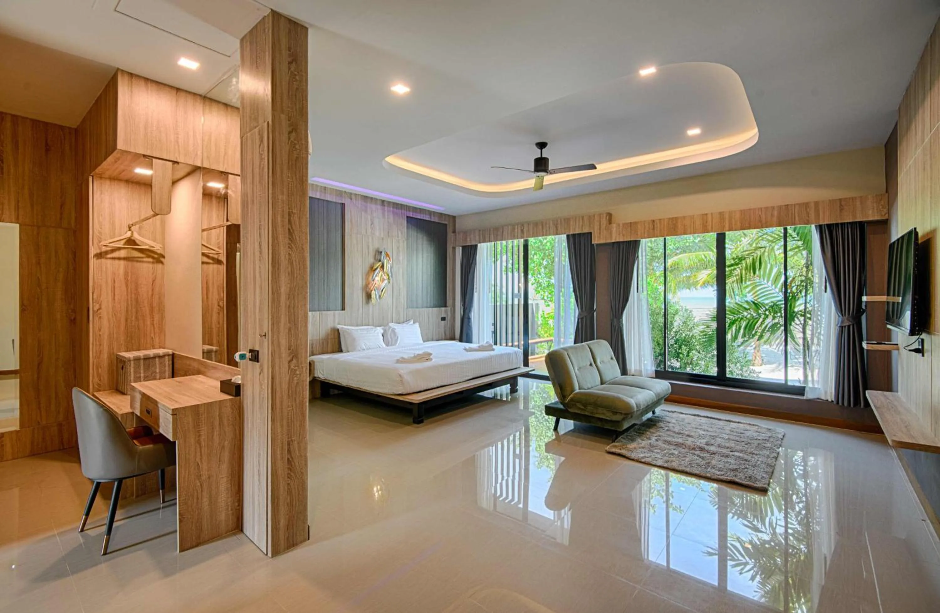 Bed in Mangrovebay Krabi Beachfront Pool Villa