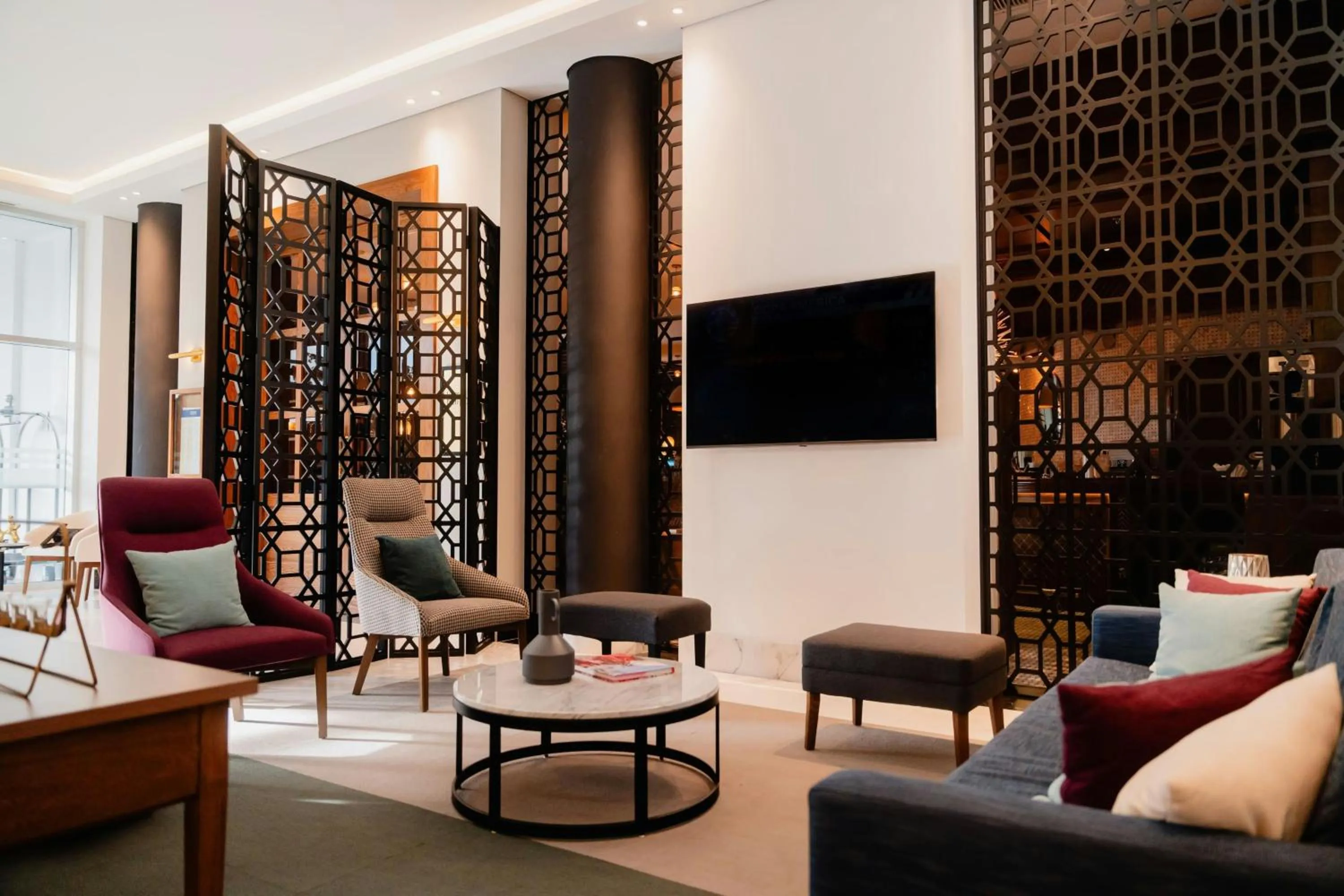 Lobby or reception in Culiacan Marriott Hotel