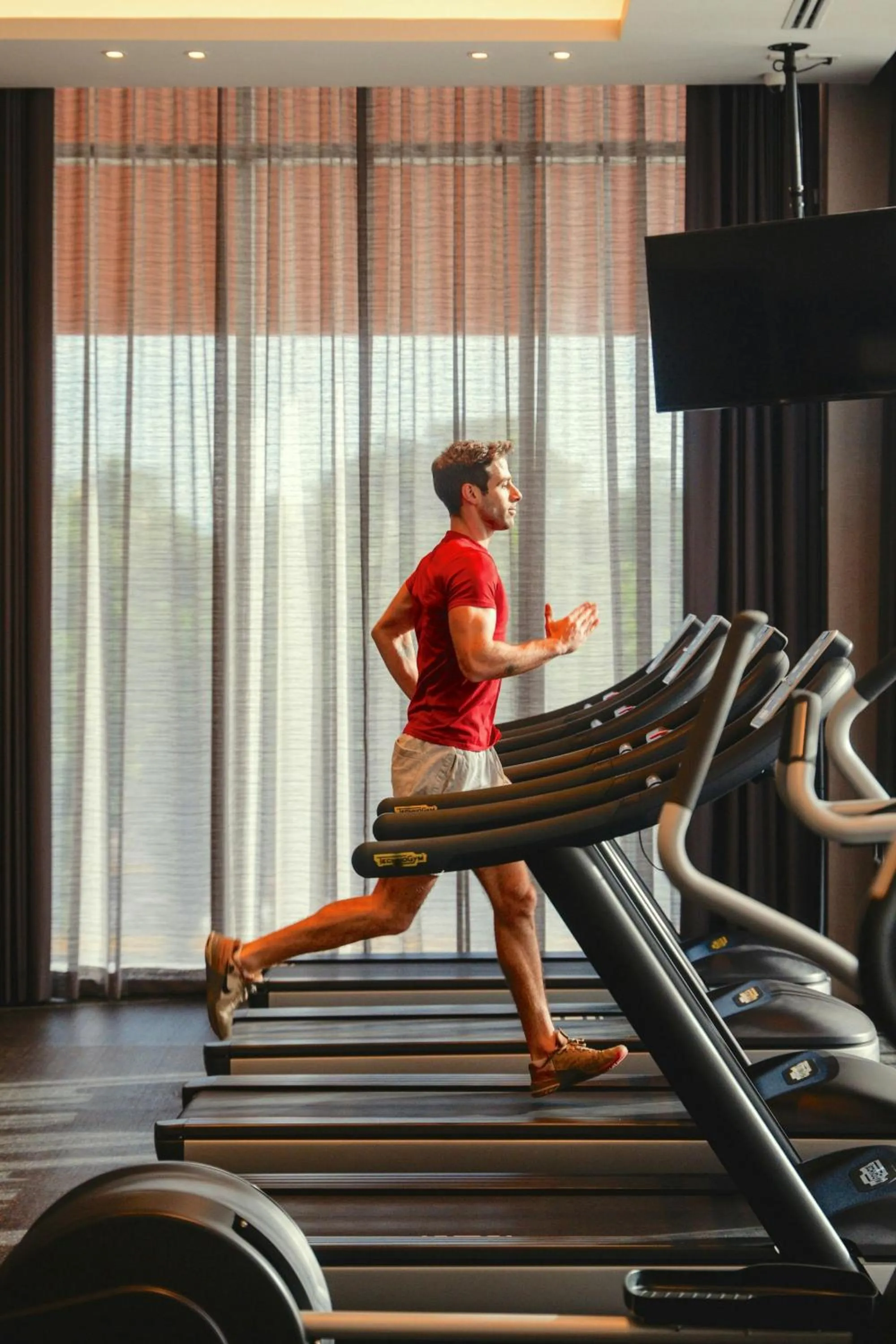 Fitness centre/facilities in Culiacan Marriott Hotel
