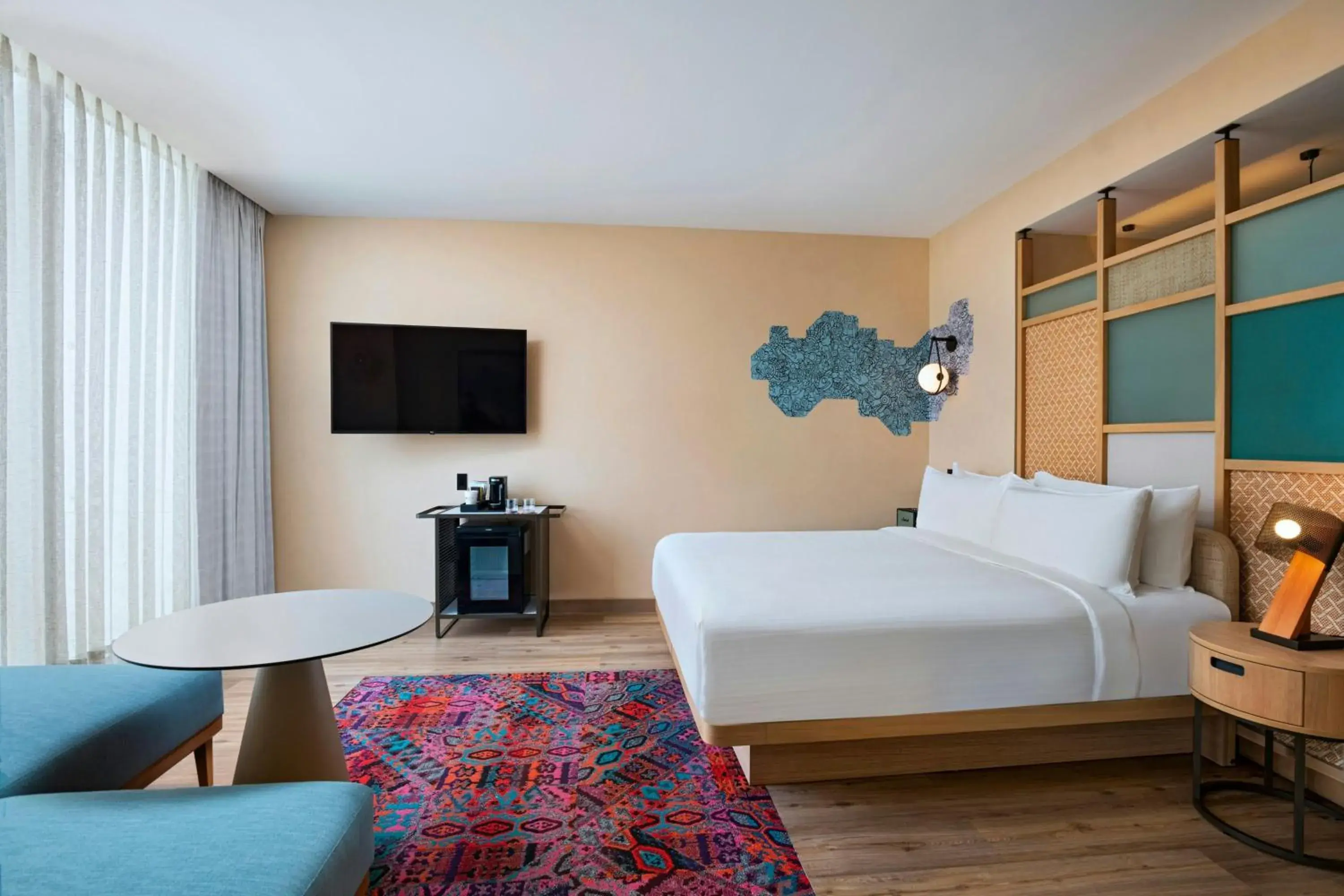 Breezy Guest room, 1 King, Balcony in Aloft Playa del Carmen Breezy Guest room, 1 King, Balcony in Aloft Playa del Carmen