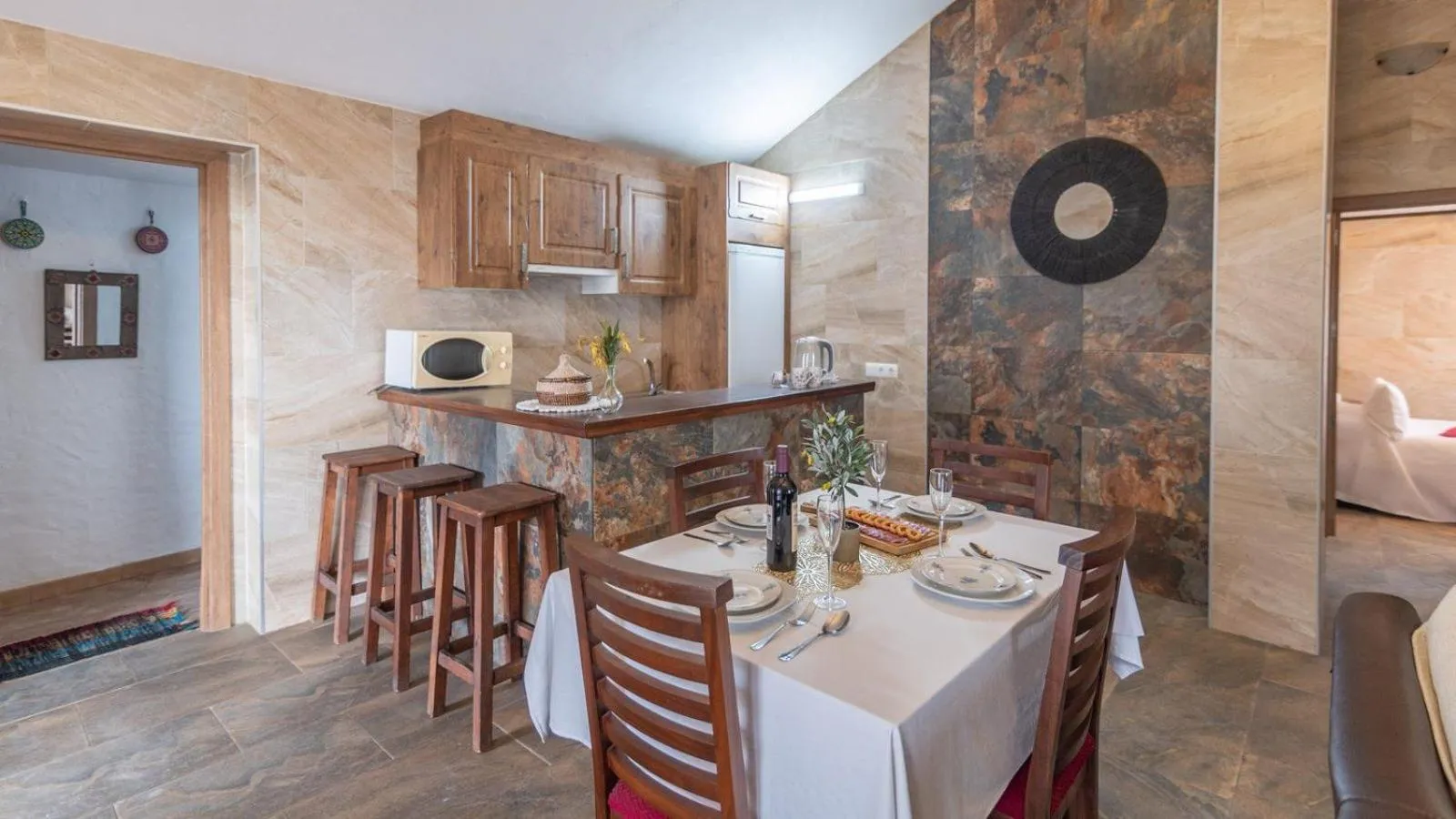 Dining area in Casa La Pradera Antequera by Ruralidays