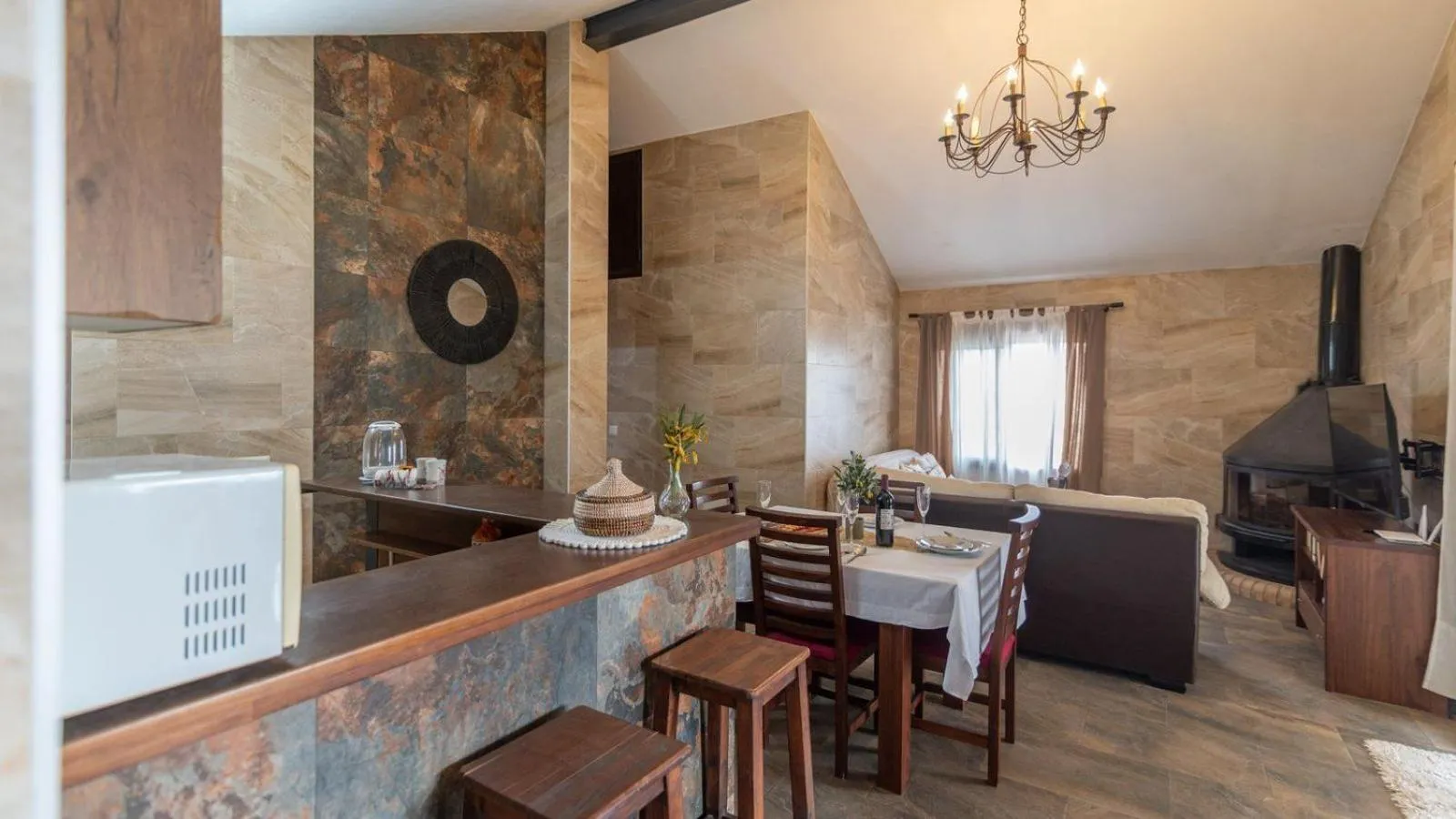 Kitchen or kitchenette in Casa La Pradera Antequera by Ruralidays