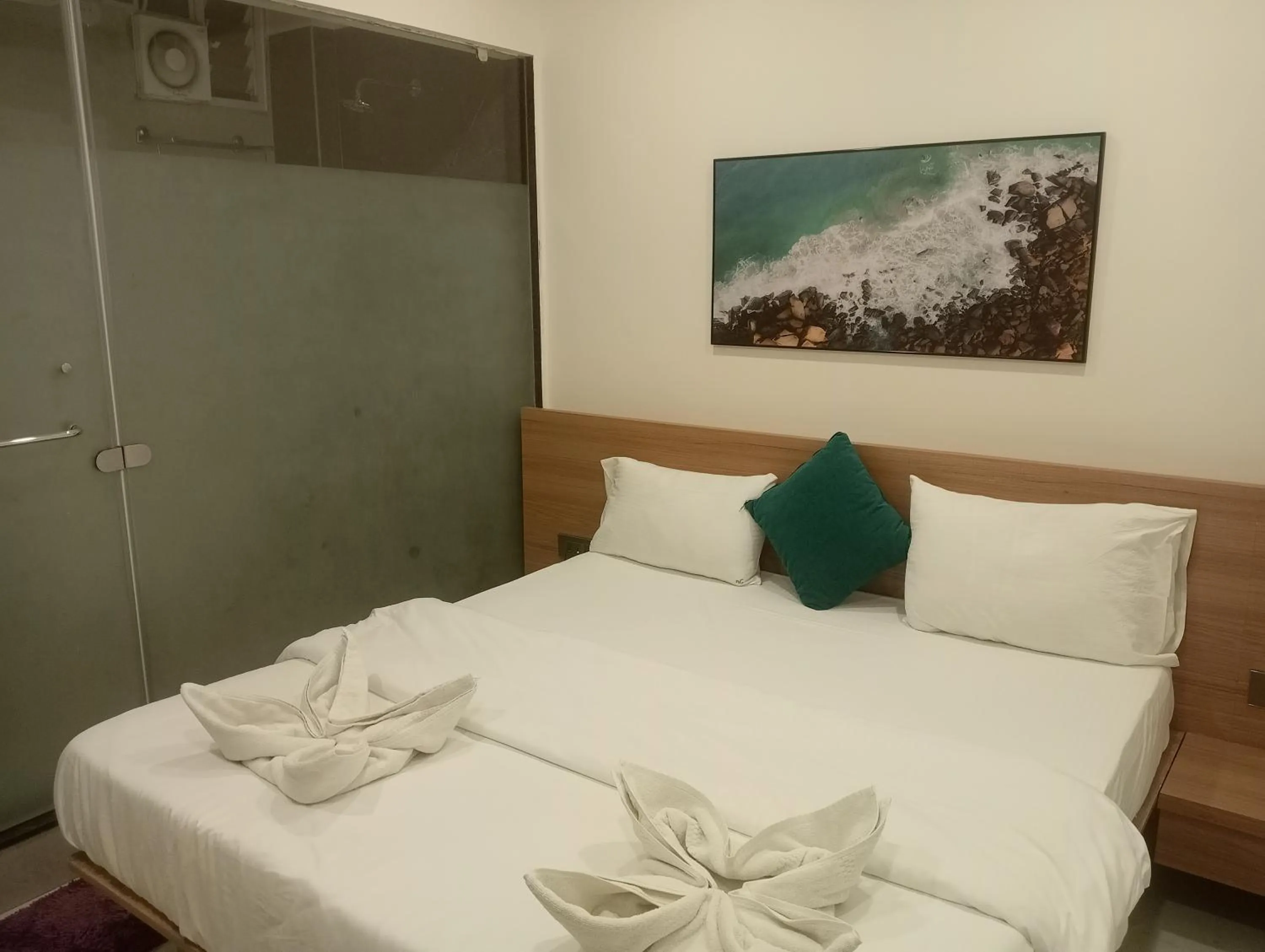 Bed in Hotel New Centro