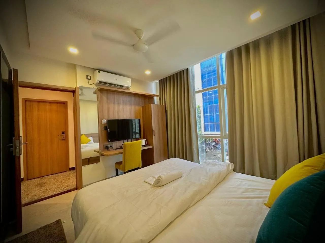 Bed in Hotel New Centro