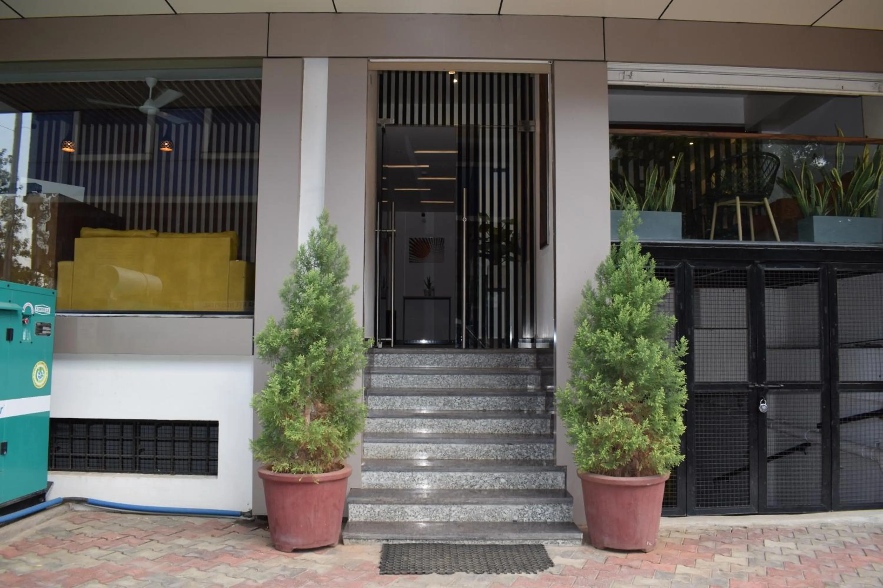 Facade/entrance in Hotel New Centro