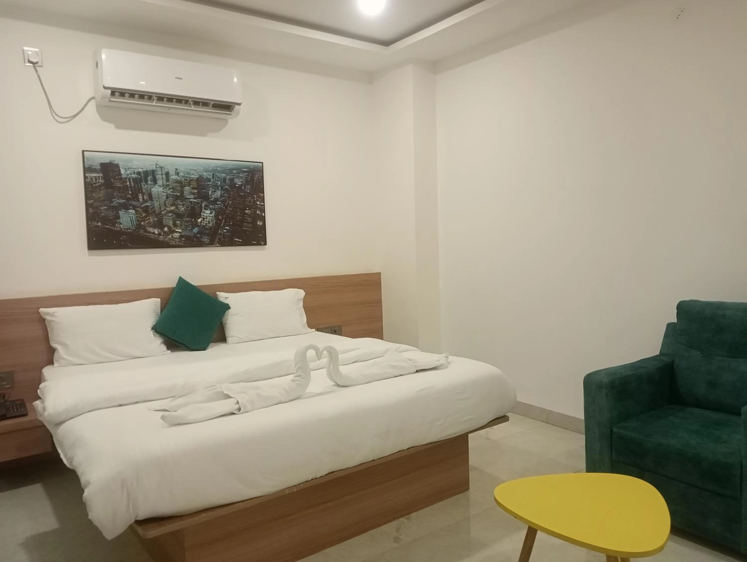 Bed in Hotel New Centro