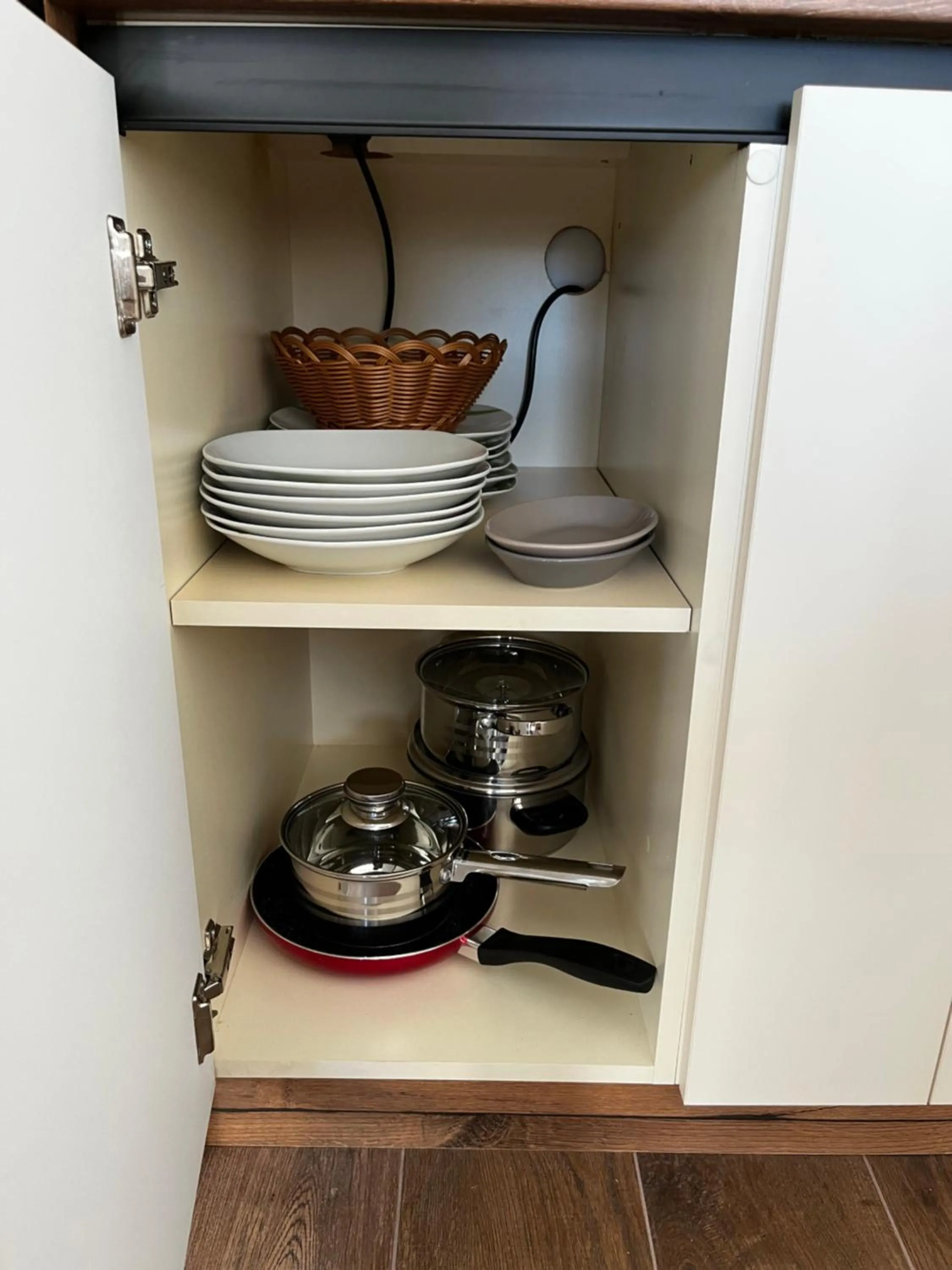 Kitchen or kitchenette in Apartments Myna in Kraljevi Cardaci