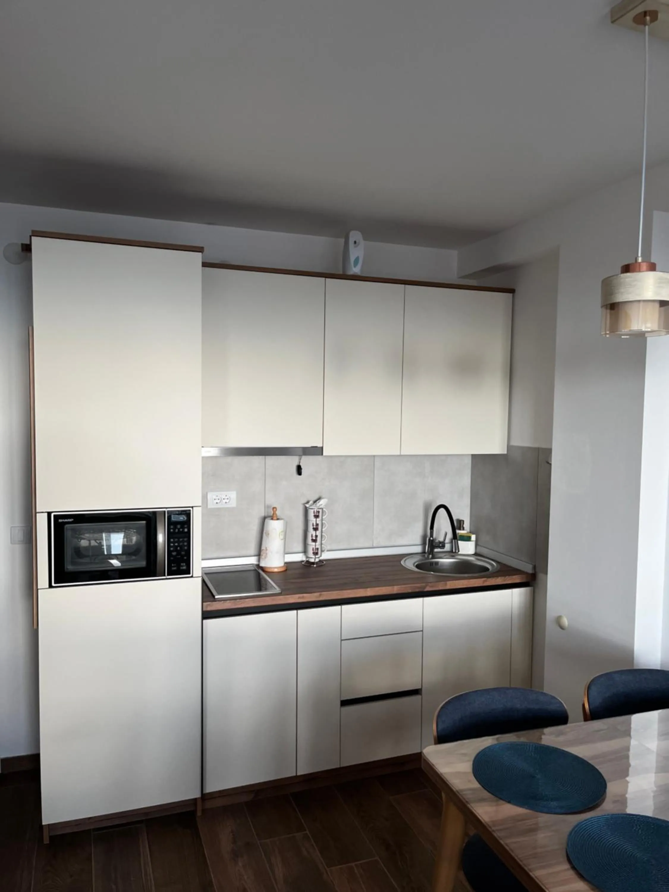 Kitchen or kitchenette in Apartments Myna in Kraljevi Cardaci