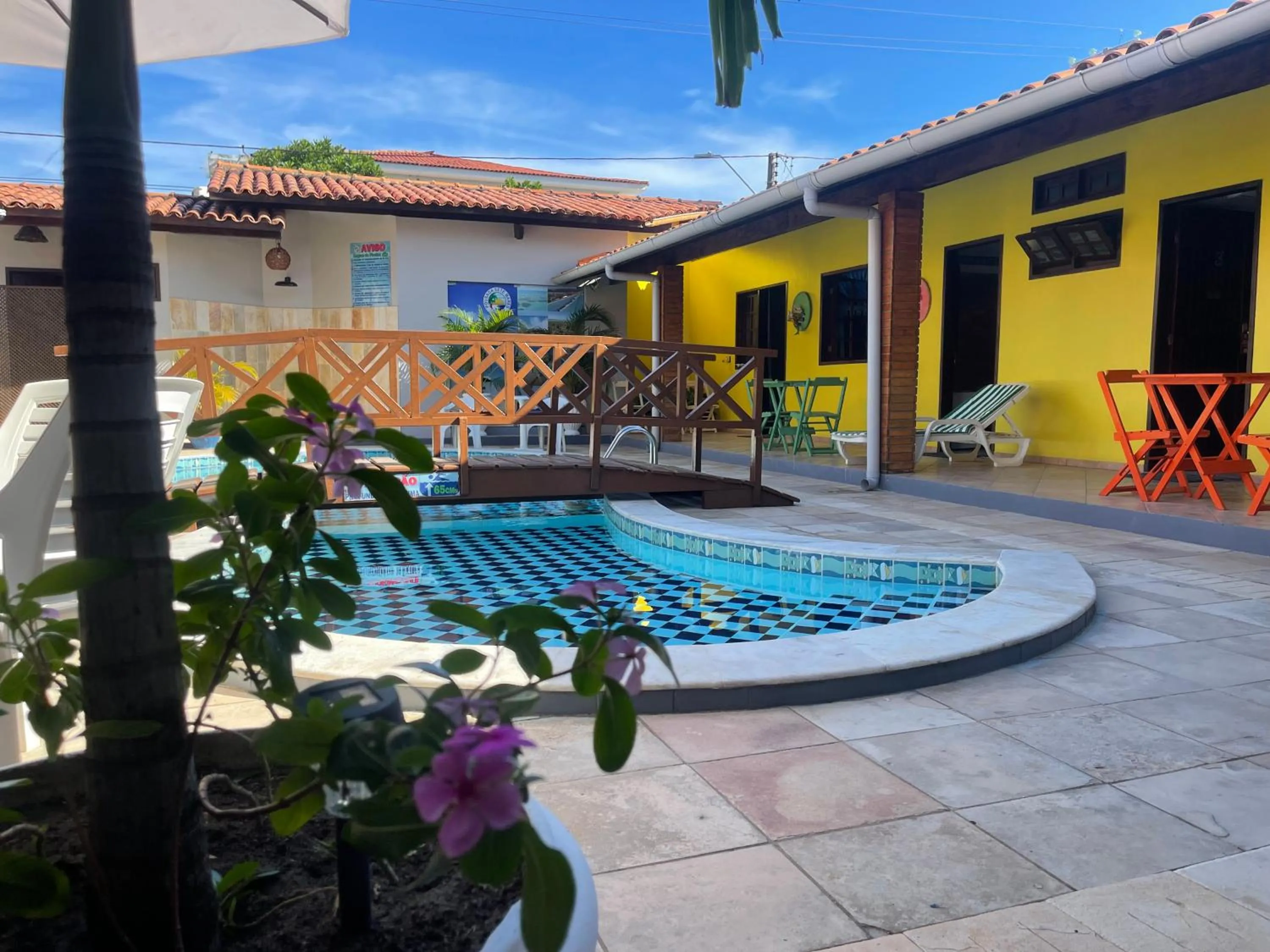 sunbed in Pousada Sete Mares