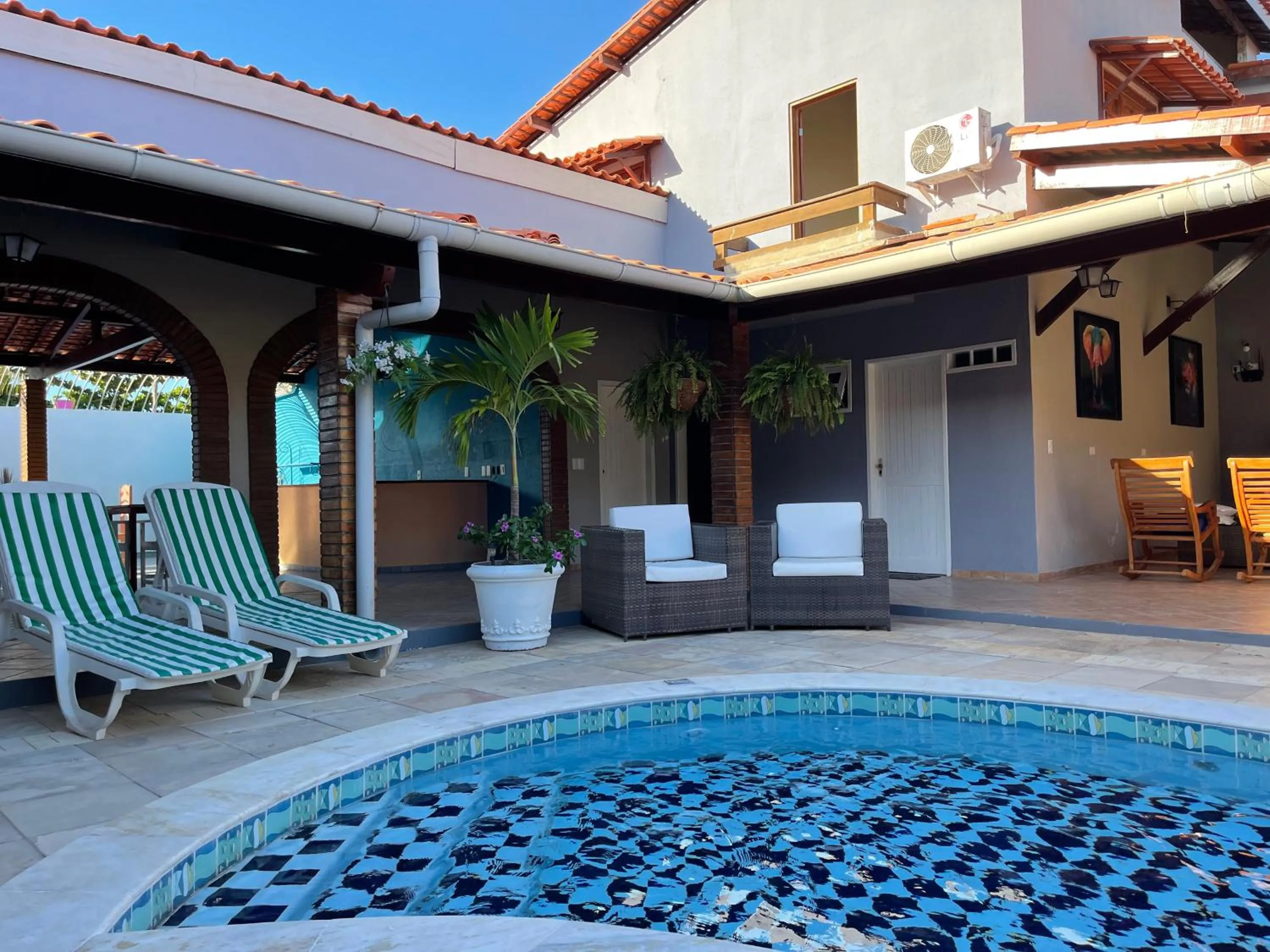 Patio in Pousada Sete Mares