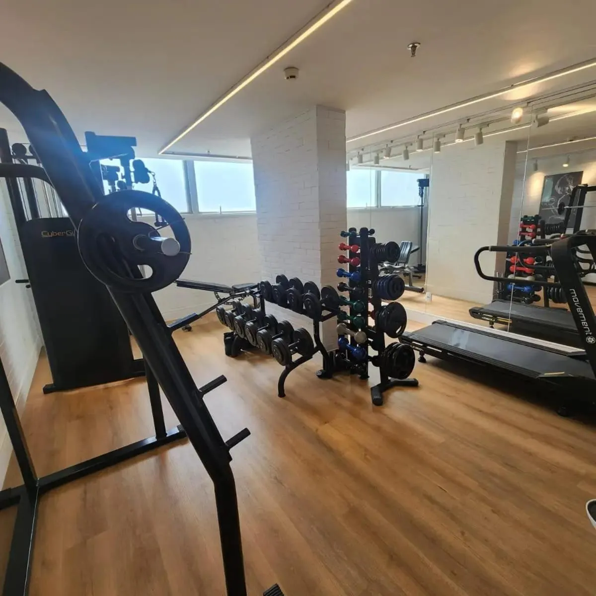 Fitness centre/facilities in Linhares Design Hotel