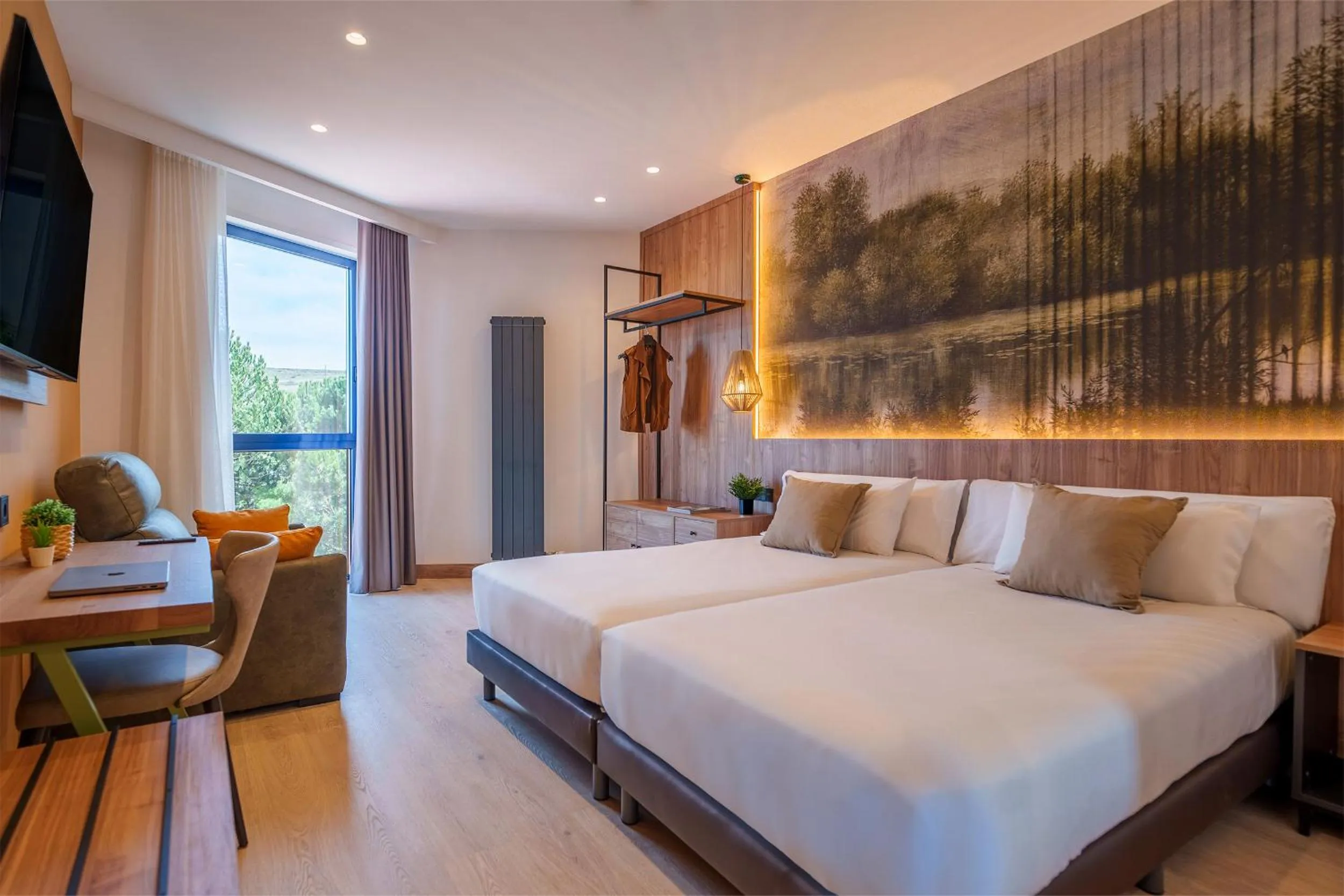 Bed in Spirit Hotel Ciudad de Burgos