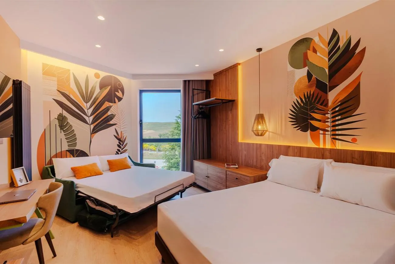 Bed in Spirit Hotel Ciudad de Burgos