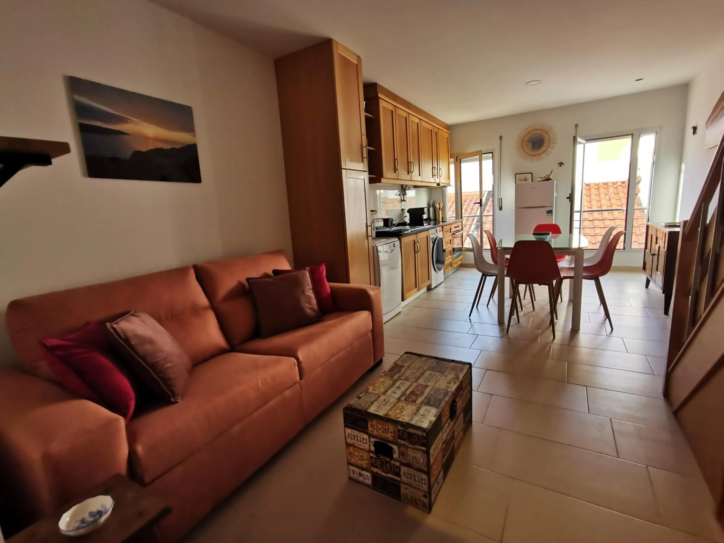 Kitchen or kitchenette in Casa na onda Liberdade-Amazing sea view
