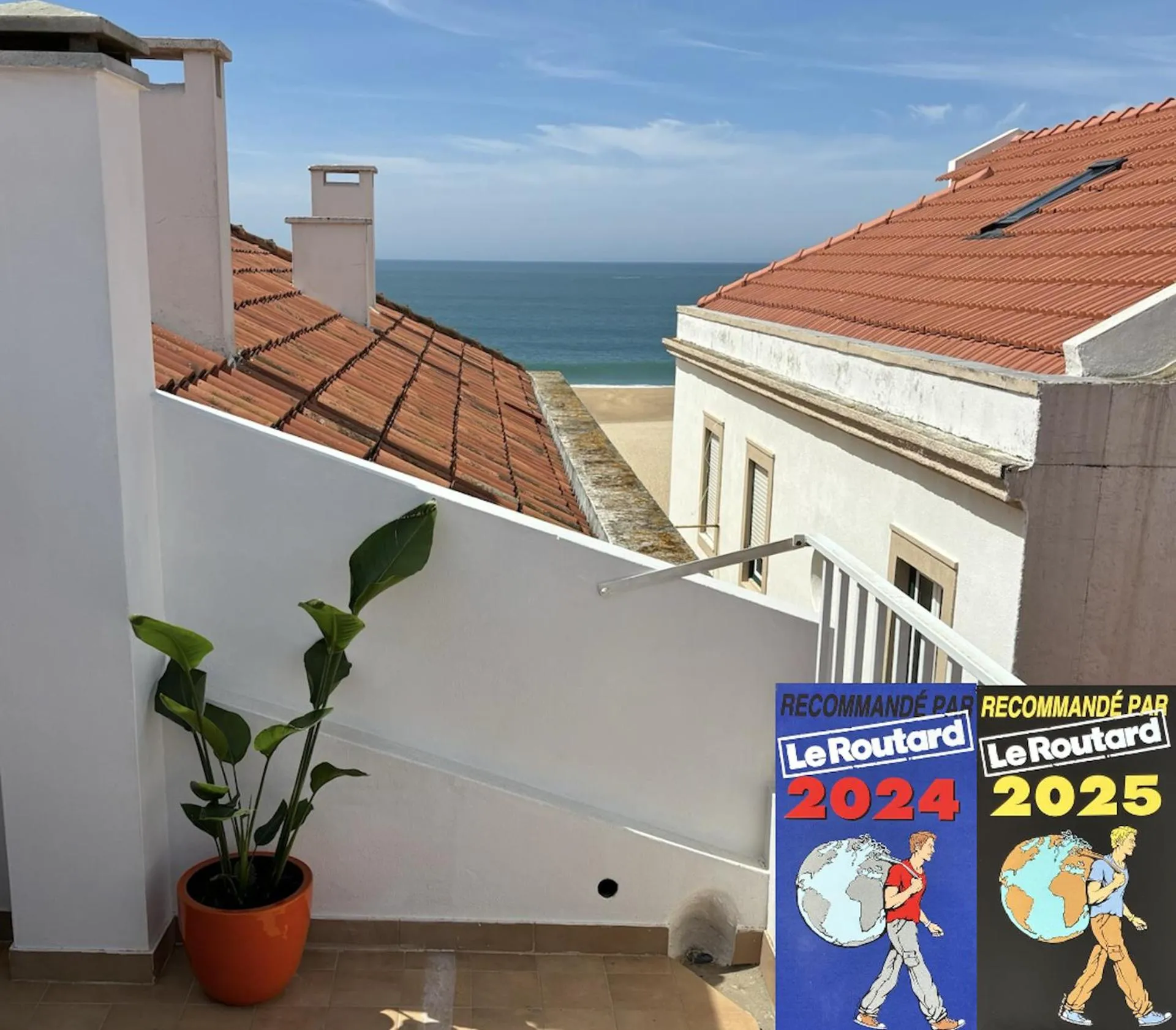 Patio in Casa na onda Liberdade-Amazing sea view