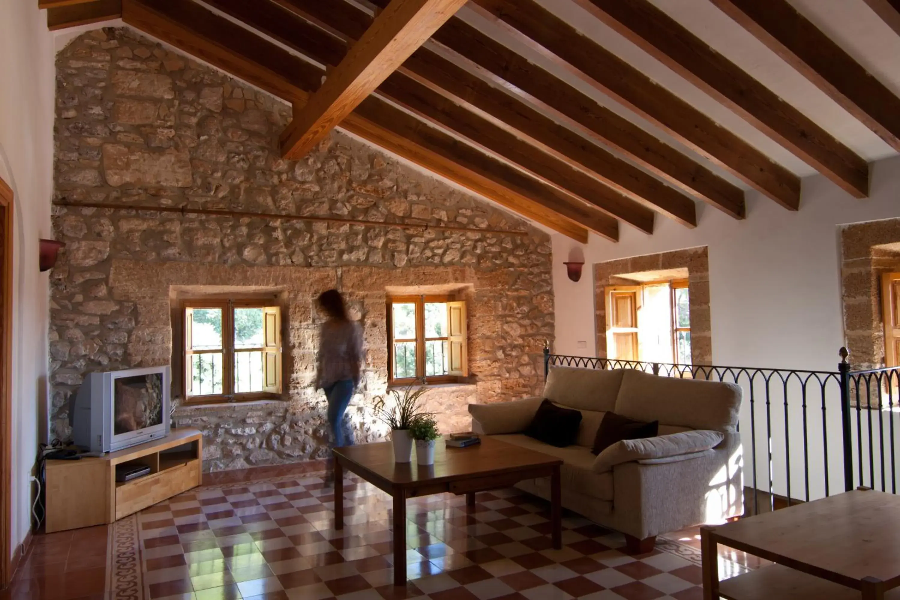 Living room in Petit Hotel Hostatgeria La Victoria Living room in Petit Hotel Hostatgeria La Victoria