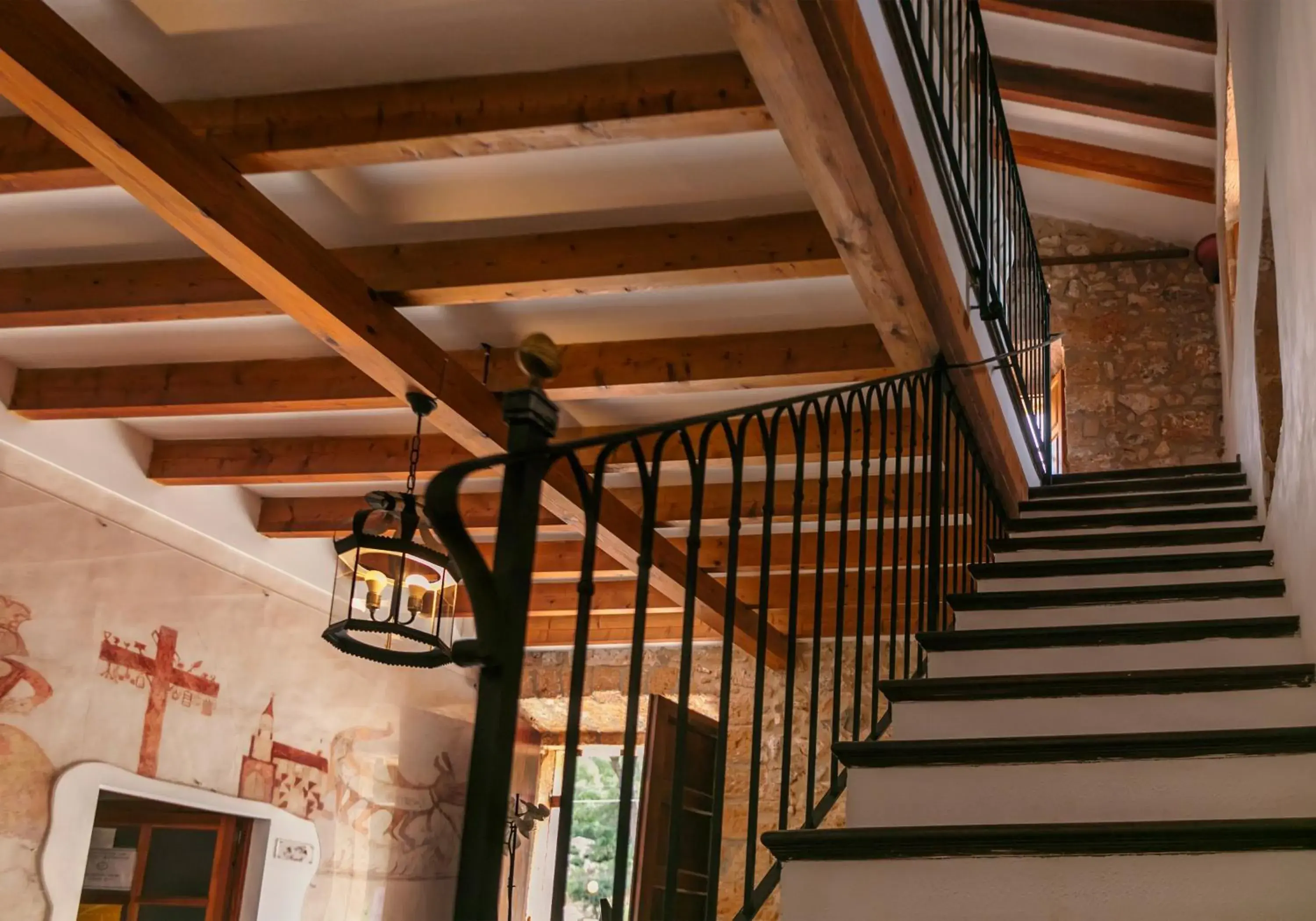 Lobby or reception in Petit Hotel Hostatgeria La Victoria Lobby or reception in Petit Hotel Hostatgeria La Victoria